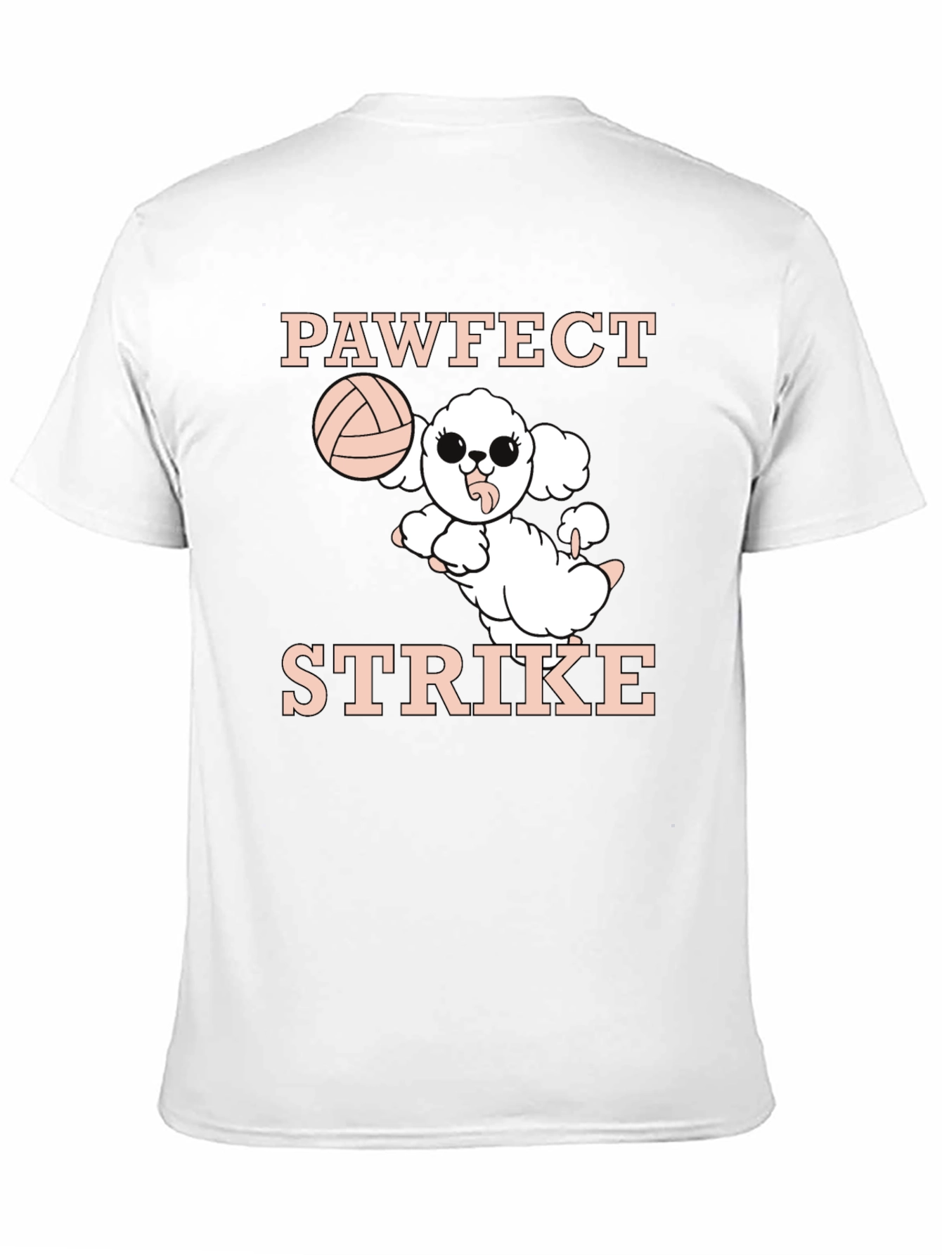 Pawfect Strike Volleyball T-Shirt