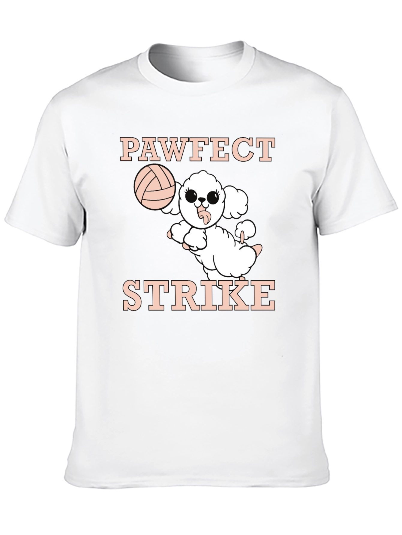 Pawfect Strike Volleyball T-Shirt