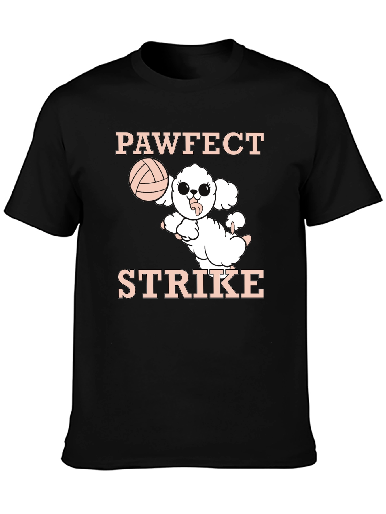 Pawfect Strike Volleyball T-Shirt