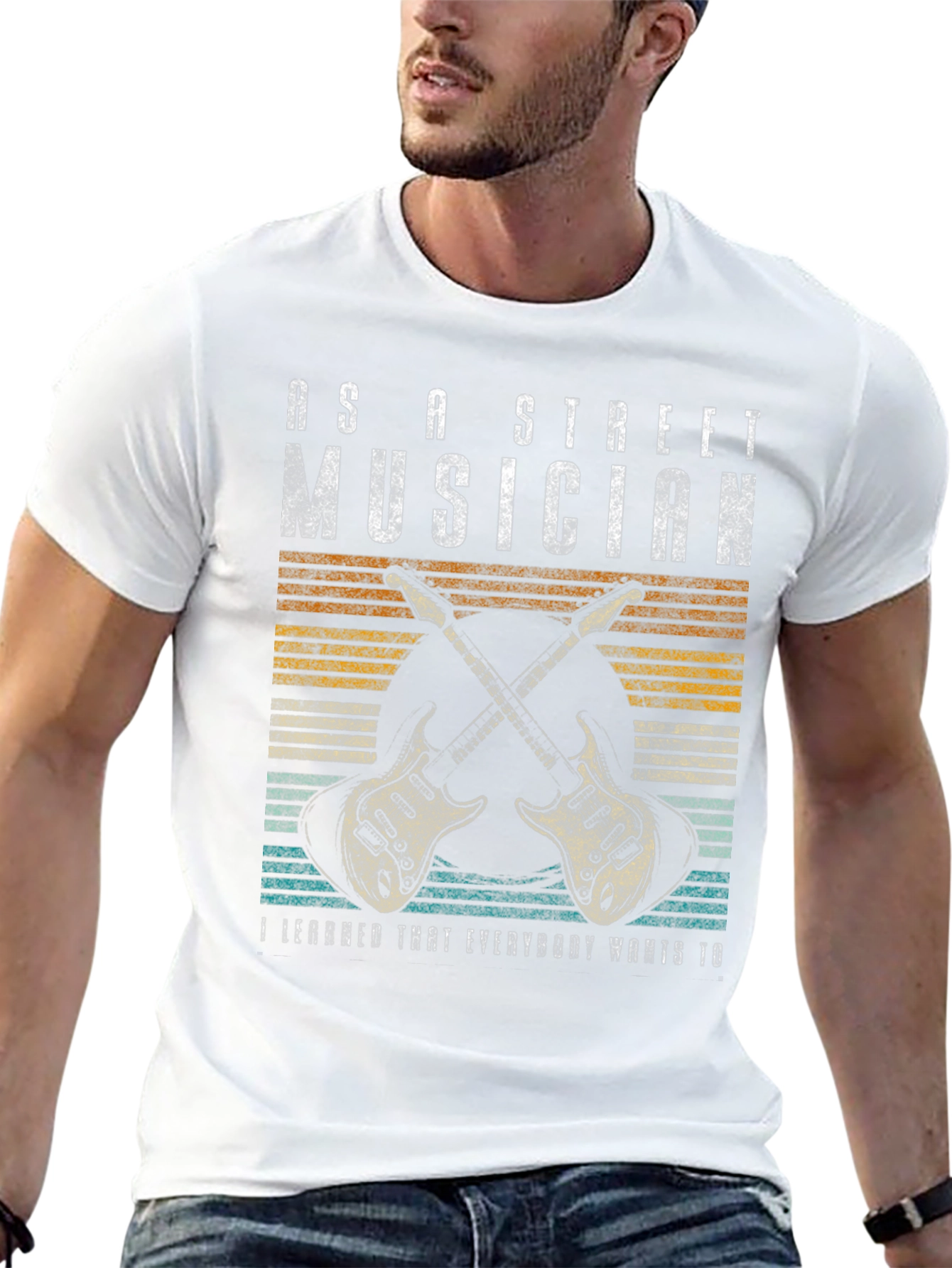 As a Street Musician Graphic T-Shirt