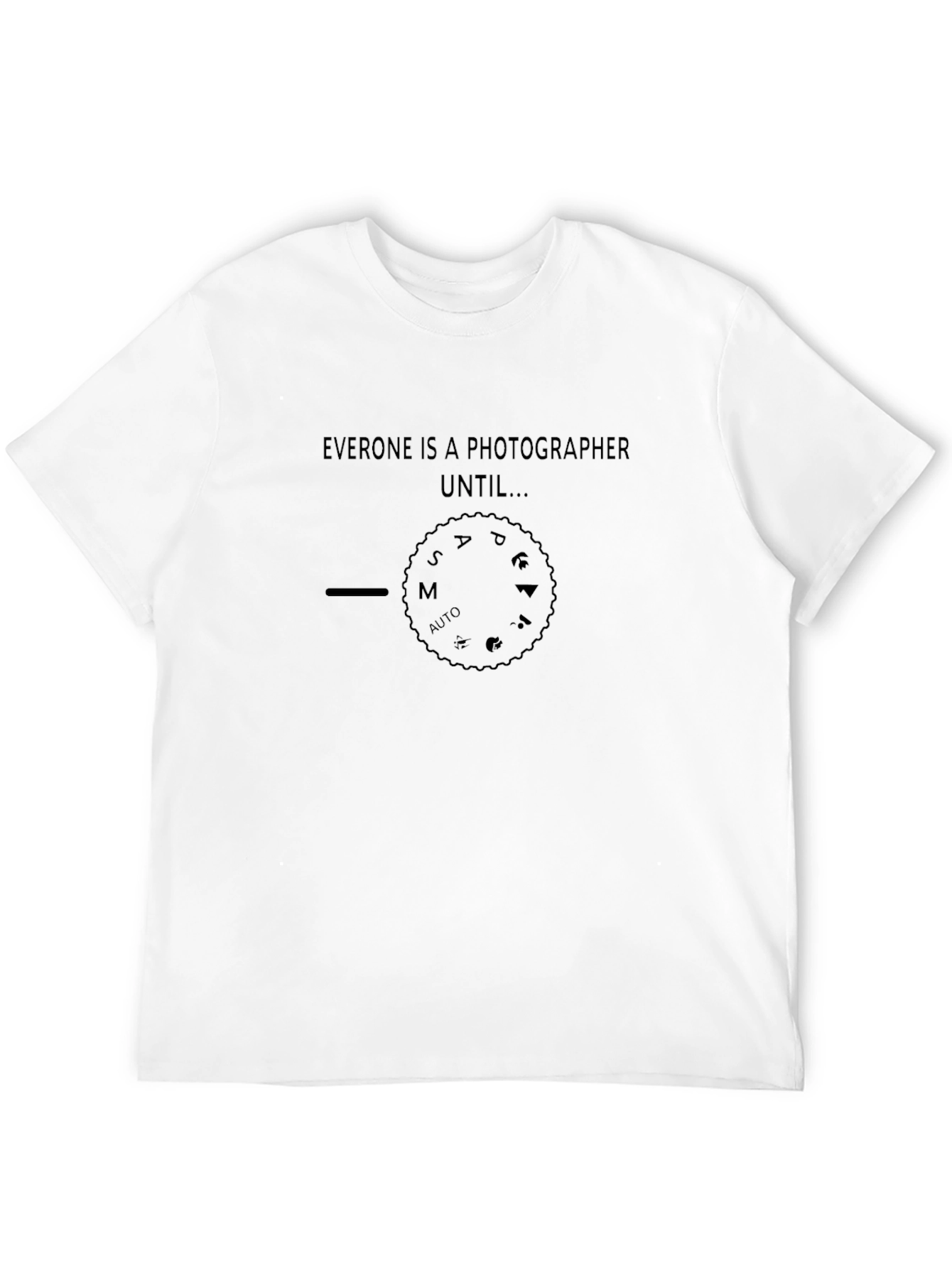 Photographer Mode Black T-Shirt