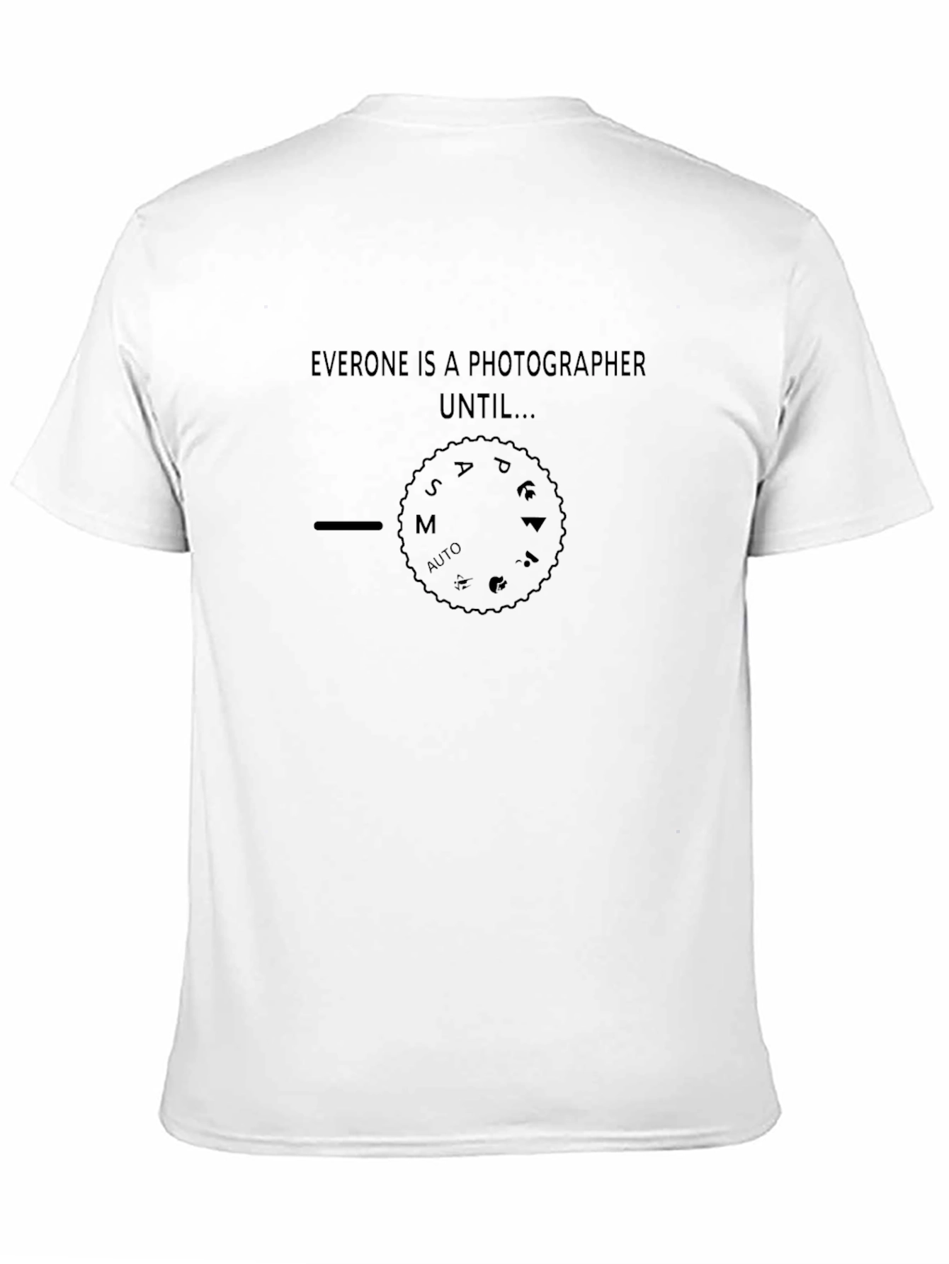 Photographer Mode Black T-Shirt