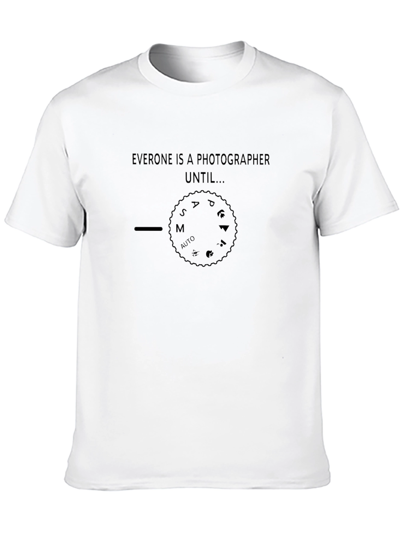 Photographer Mode Black T-Shirt