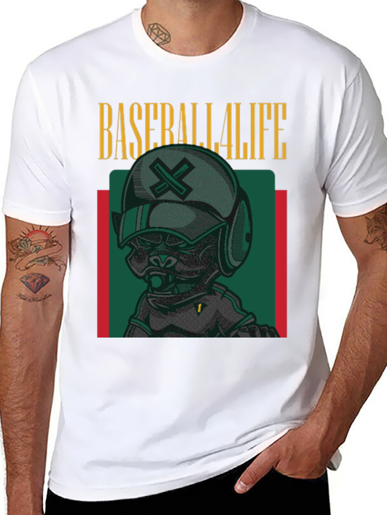 Baseball 4 Life Graphic T-Shirt