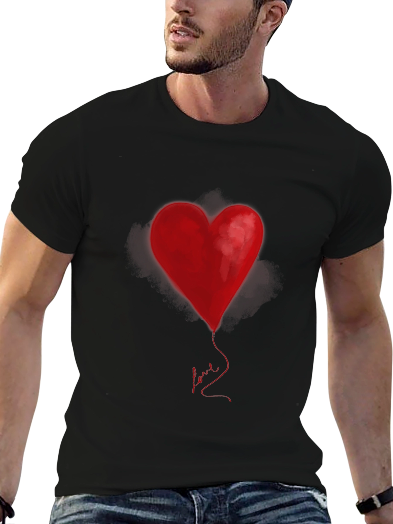 Heart Love Graphic T-Shirt