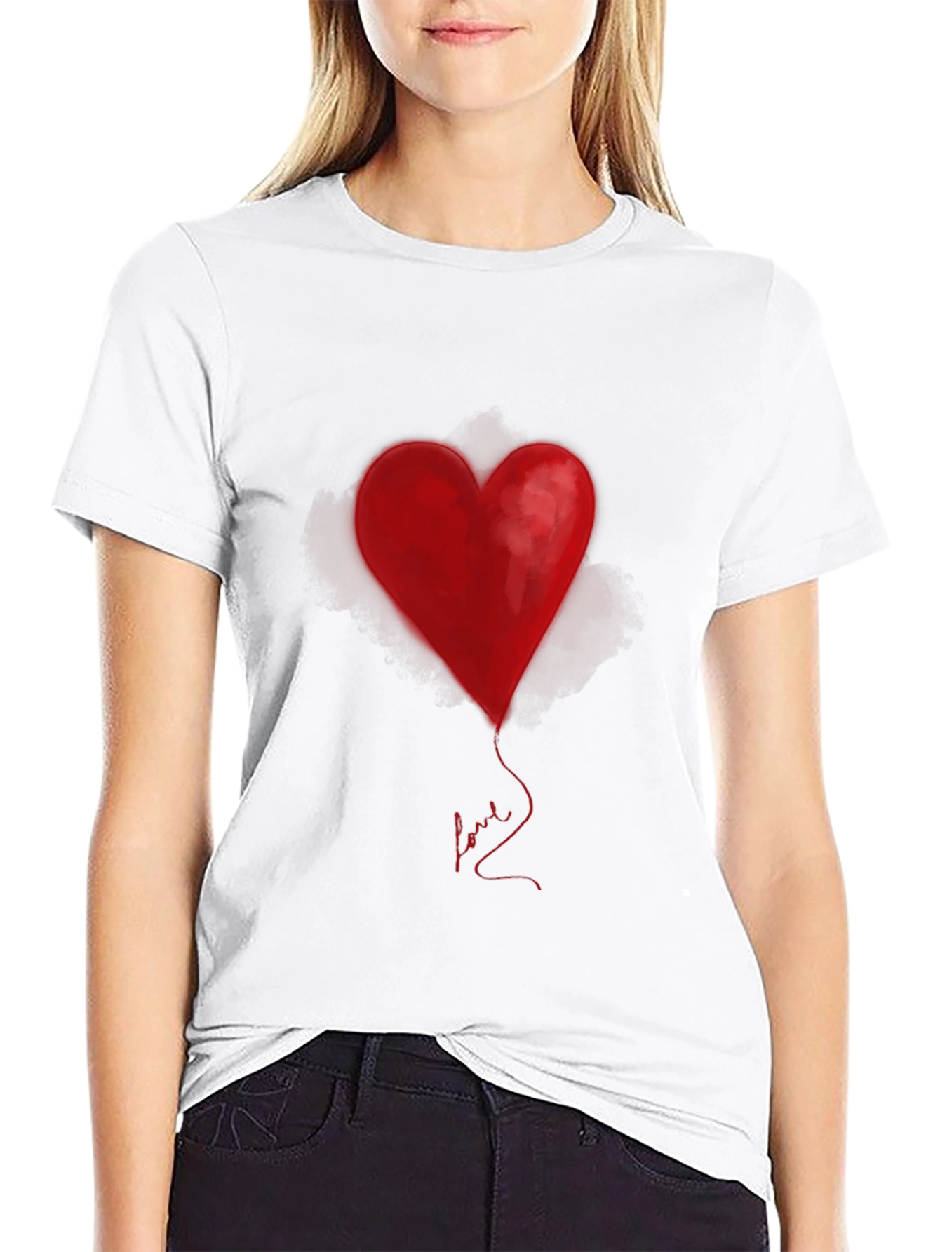 Heart Love Graphic T-Shirt