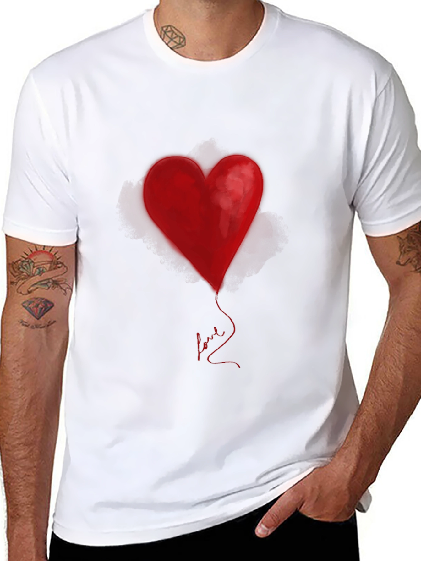 Heart Love Graphic T-Shirt