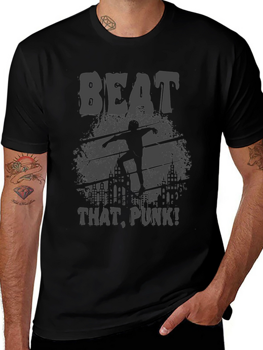 Beat That Punk! Graphic Tee - Cool & Edgy Design