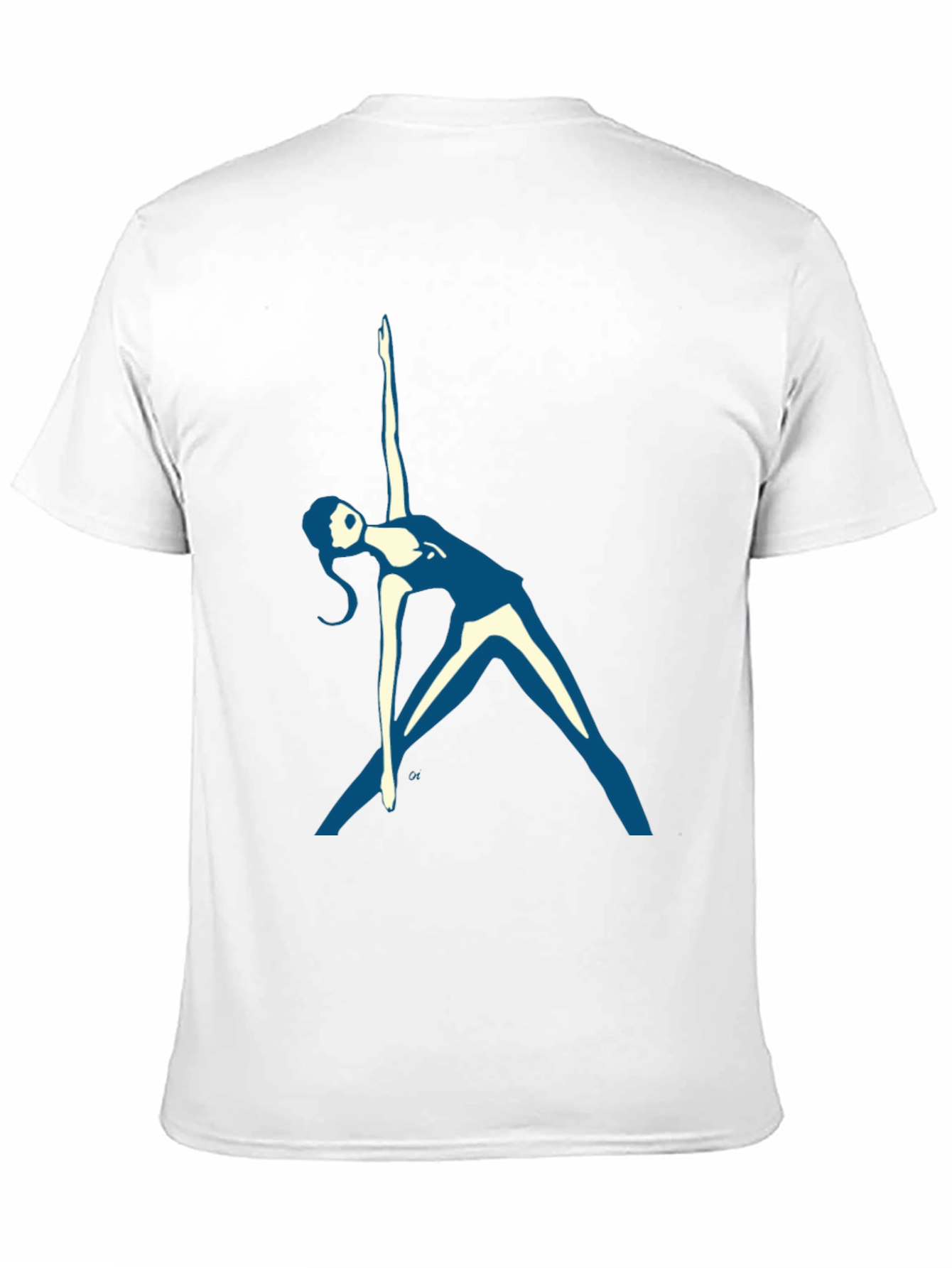 Yoga Pose Graphic Tee - Black Unisex T-Shirt