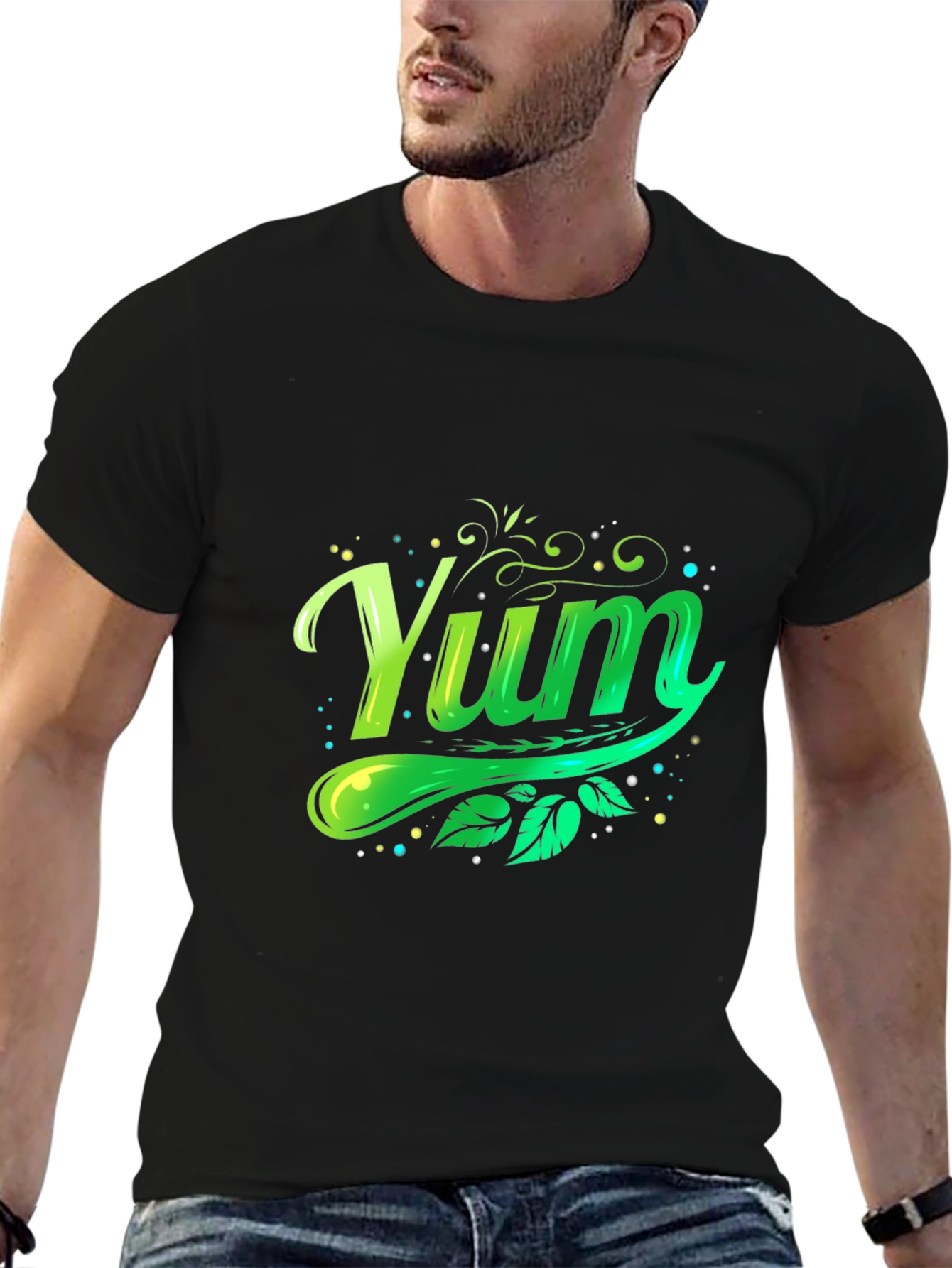 Yum Graphic T-Shirt - Stylish Comfort Fit Tee