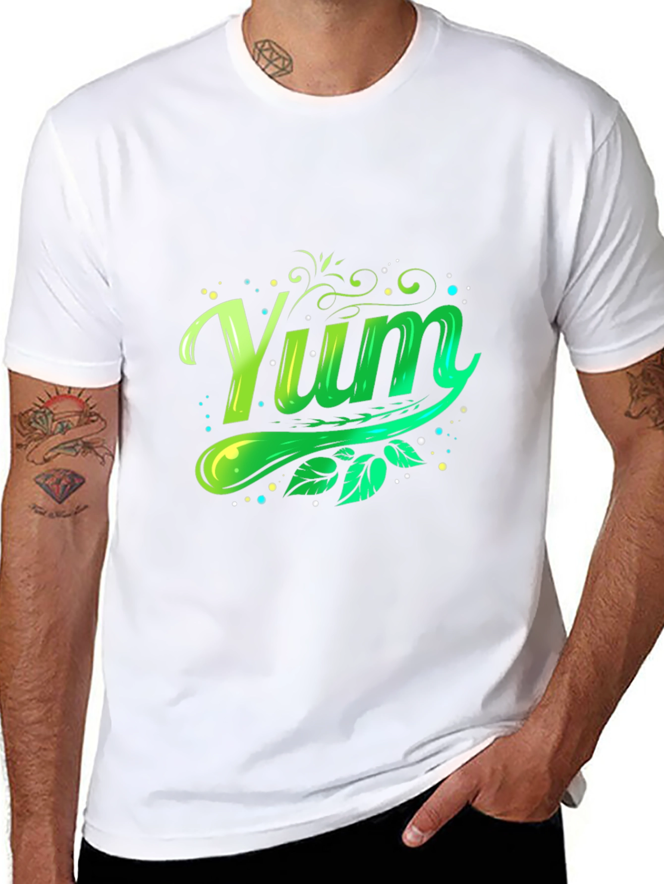 Yum Graphic T-Shirt - Stylish Comfort Fit Tee