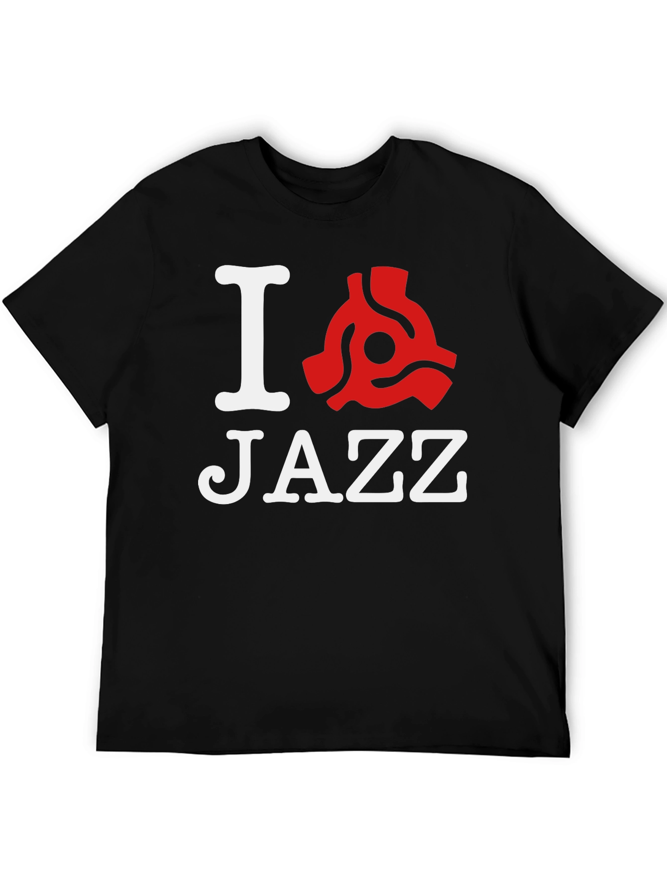 I Love Jazz T-Shirt - Black Graphic Tee
