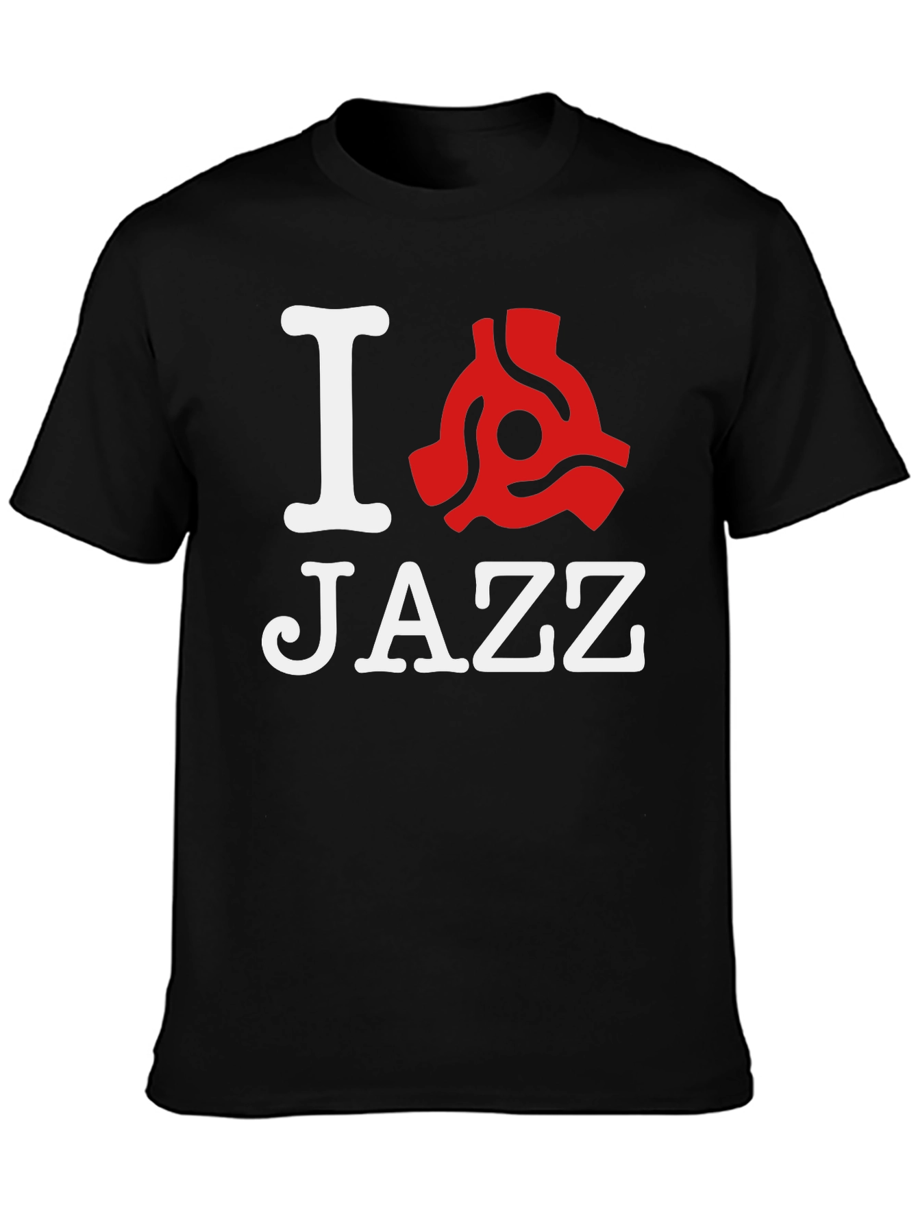 I Love Jazz T-Shirt - Black Graphic Tee