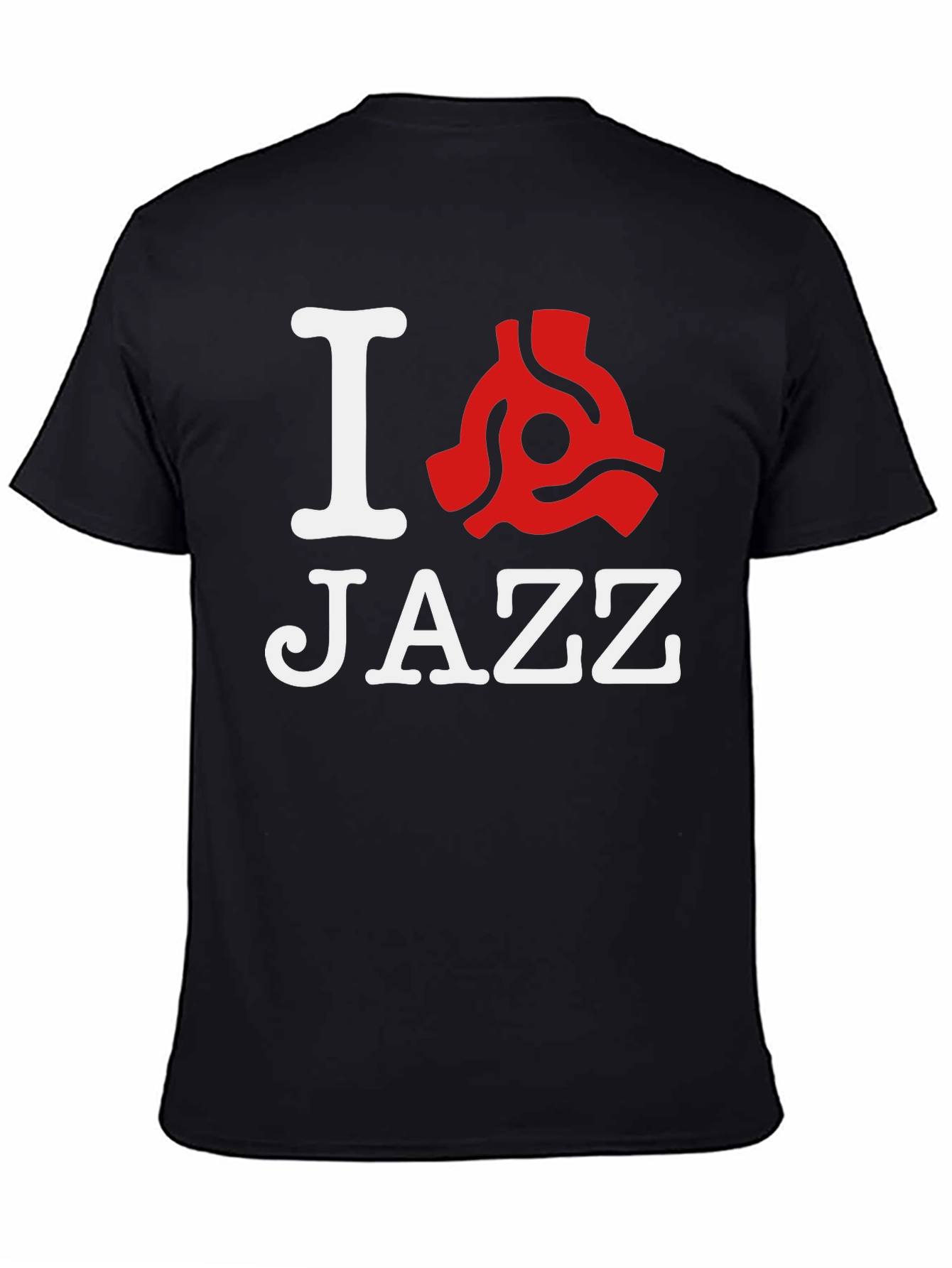 I Love Jazz T-Shirt - Black Graphic Tee