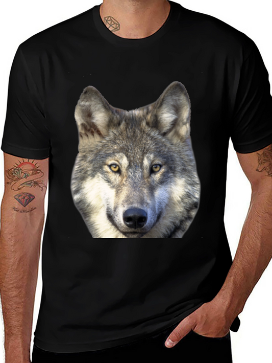 Wolf Graphic Tee - Mens Black T-Shirt