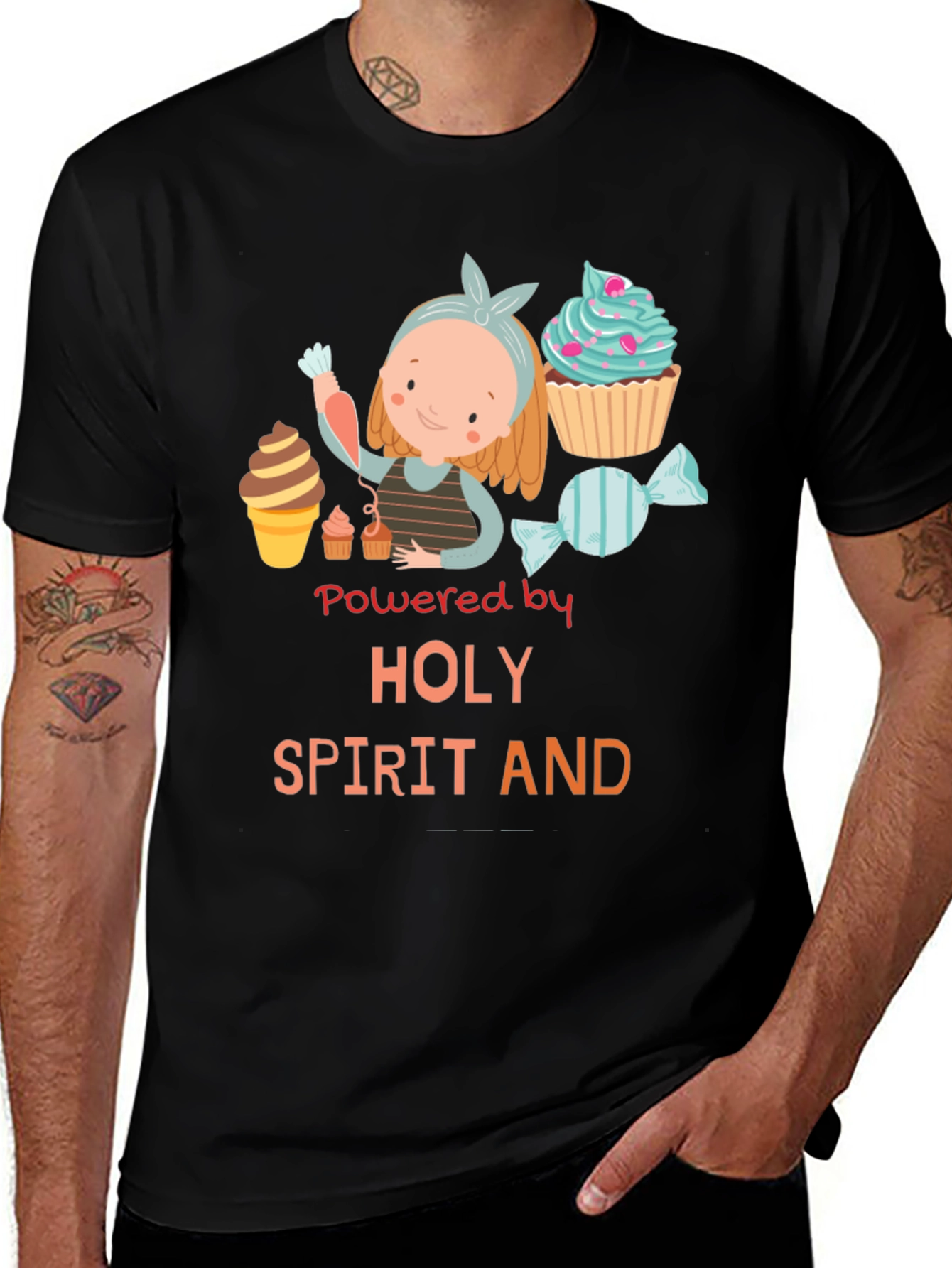 Holy Spirit And Cupcake T-Shirt