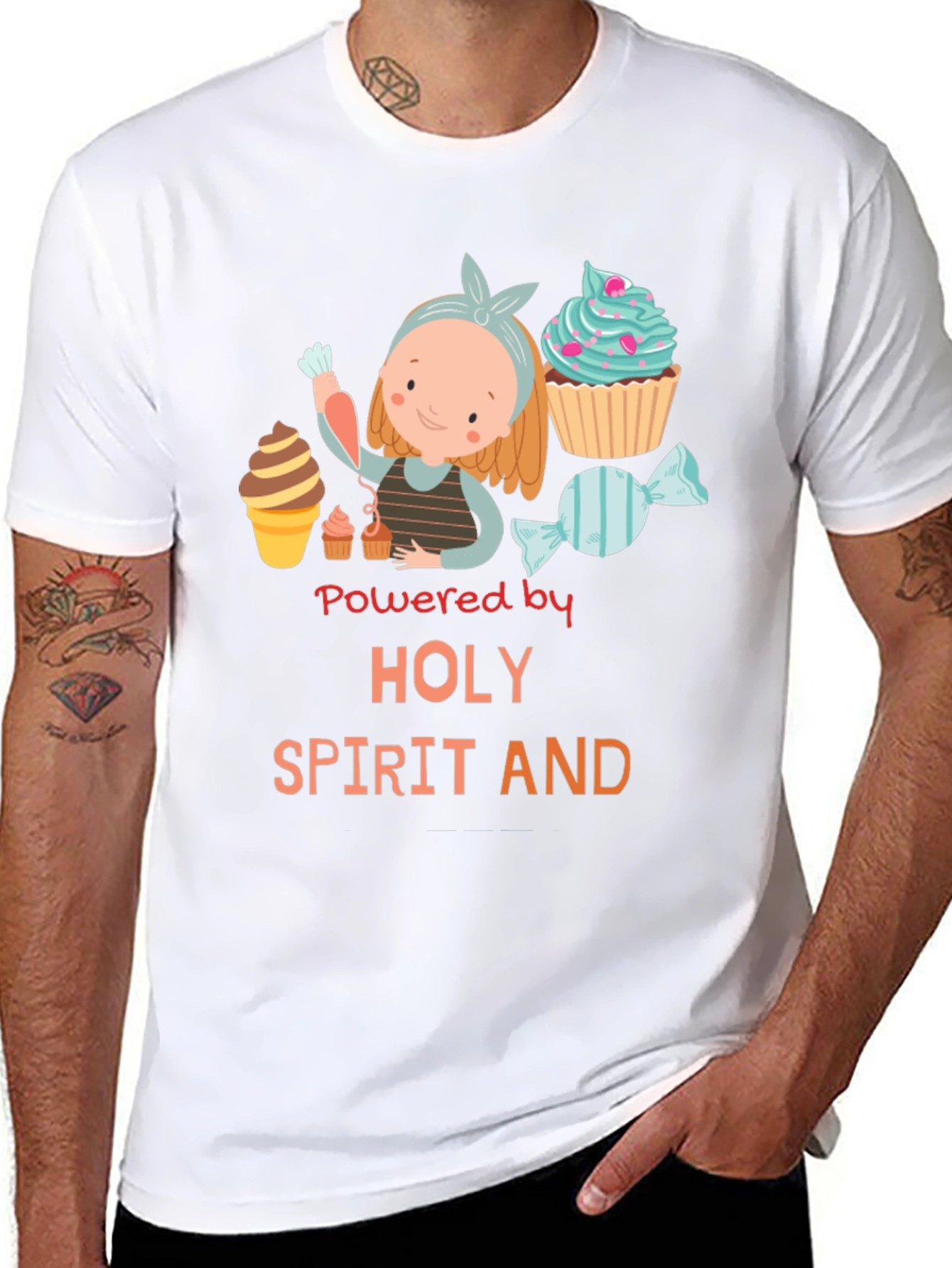 Holy Spirit And Cupcake T-Shirt