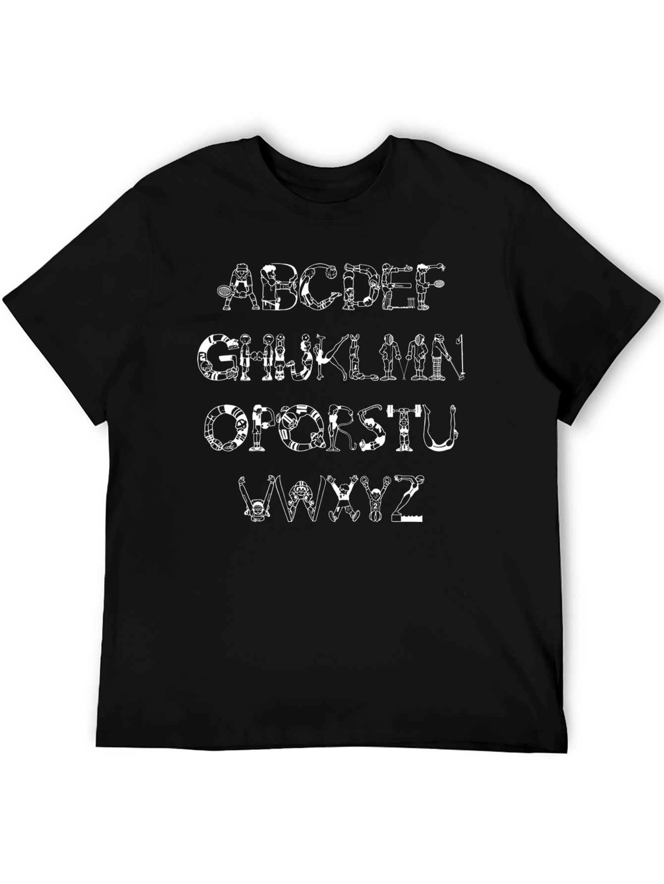 Alphabet Sports Graphic T-Shirt