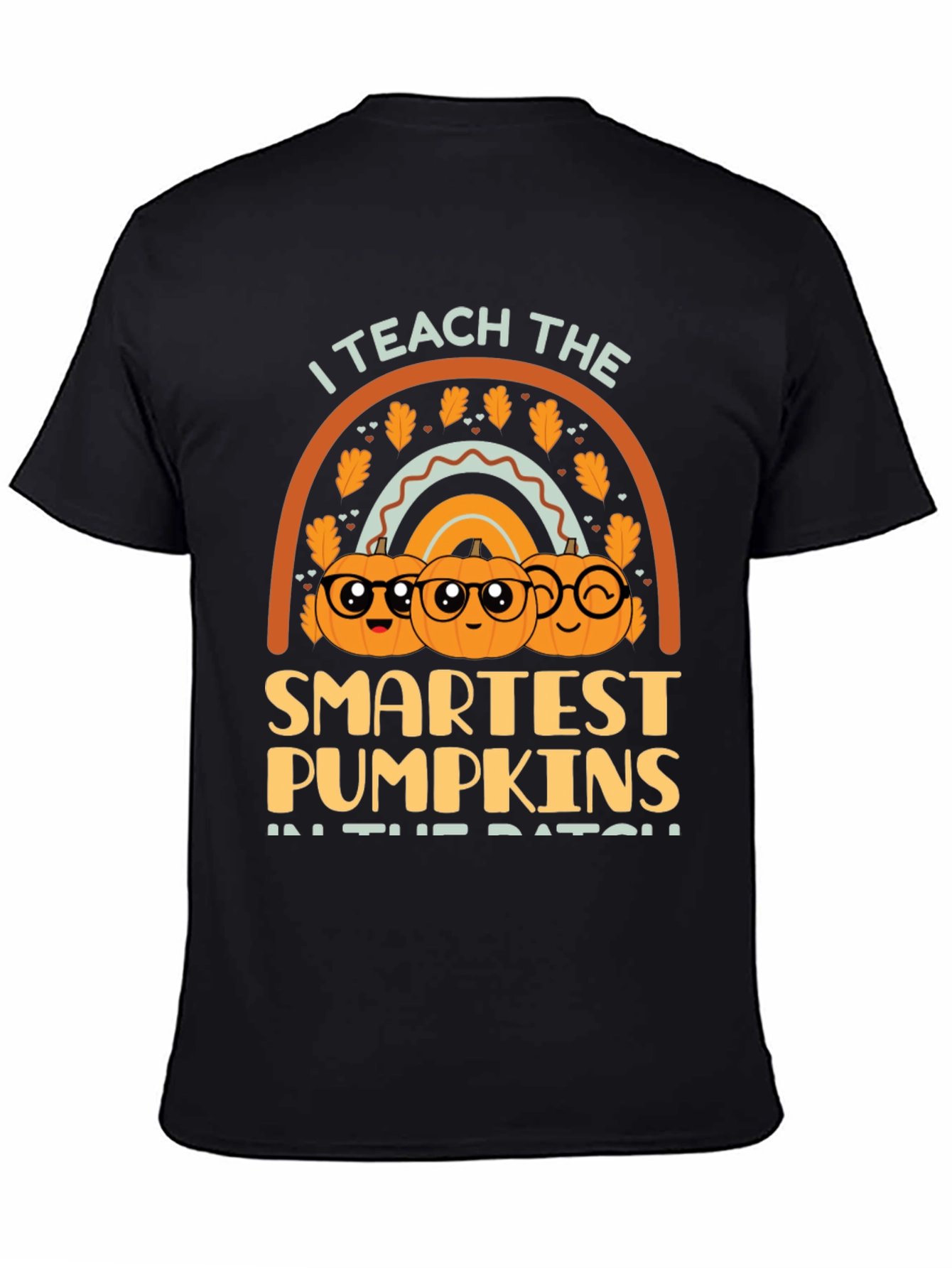 Teachers Smartest Pumpkins Halloween T-Shirt