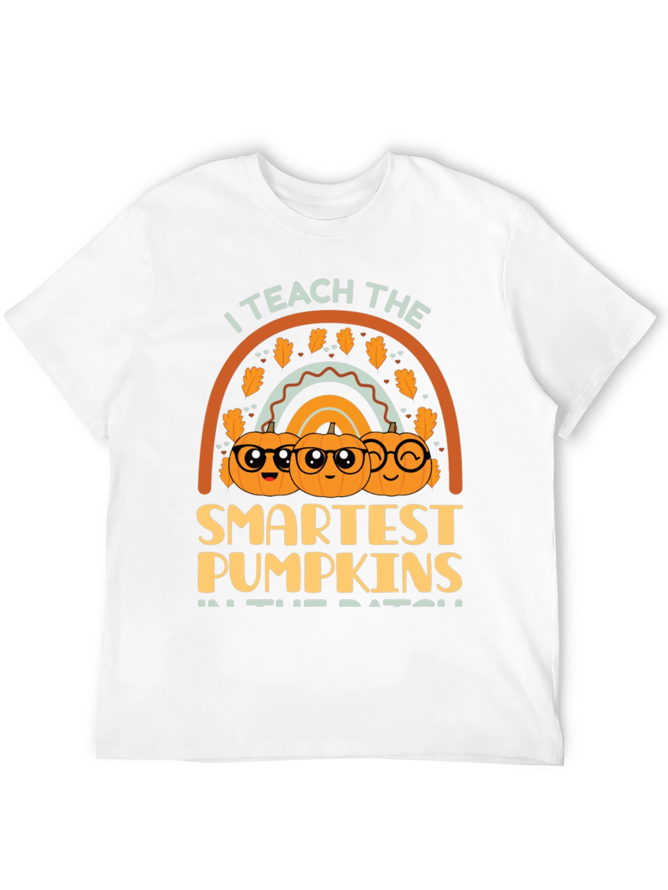 Teachers Smartest Pumpkins Halloween T-Shirt