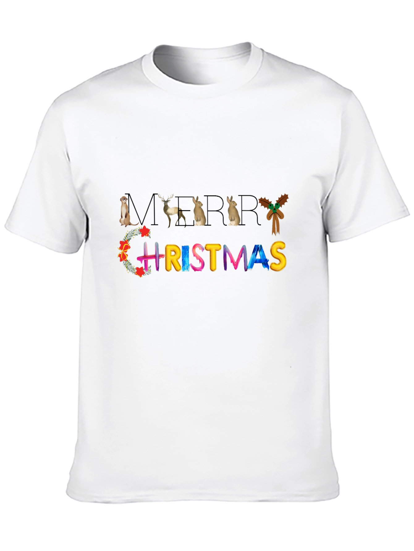 Merry Christmas Animal T-Shirt