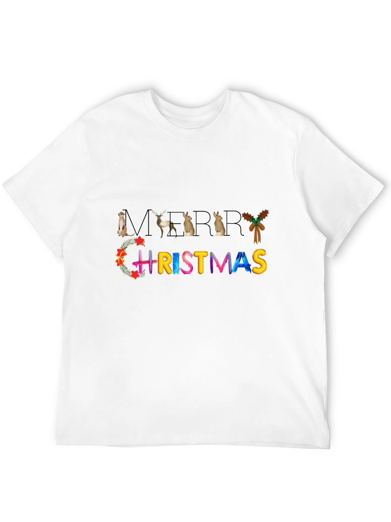 Merry Christmas Animal T-Shirt