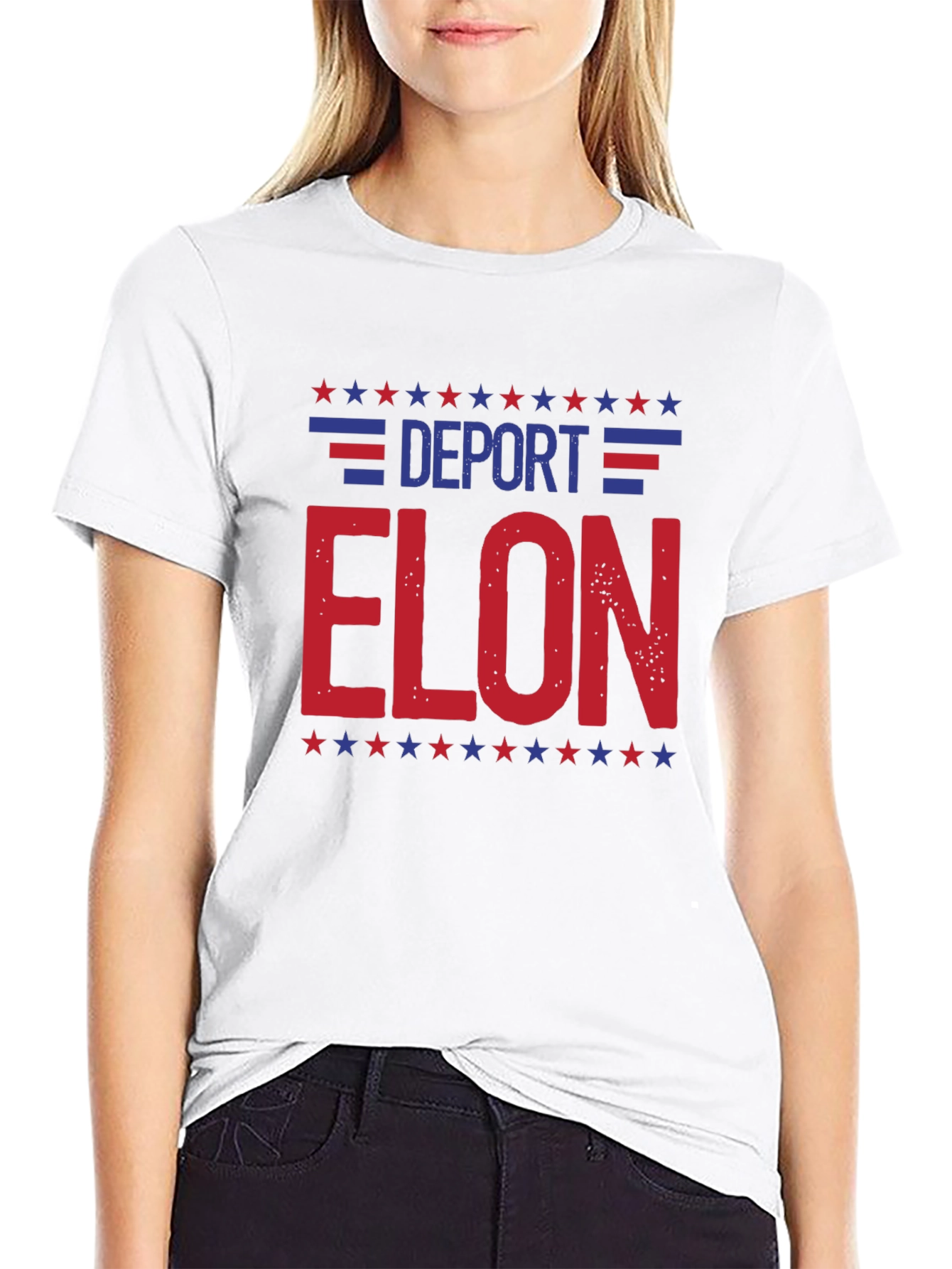Deport Elon T-Shirt - Patriotic Political Statement Tee