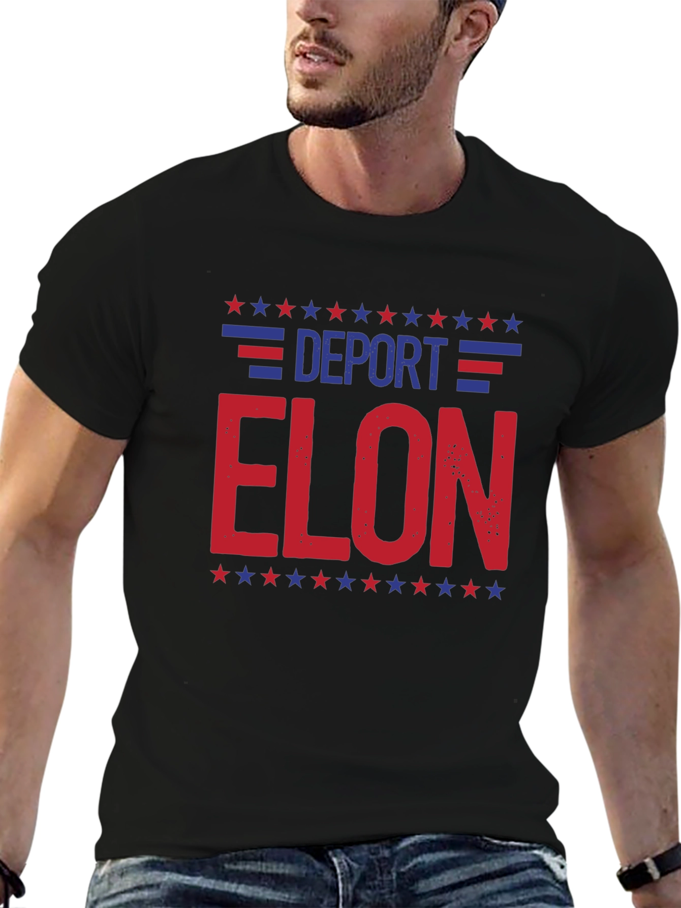 Deport Elon T-Shirt - Patriotic Political Statement Tee