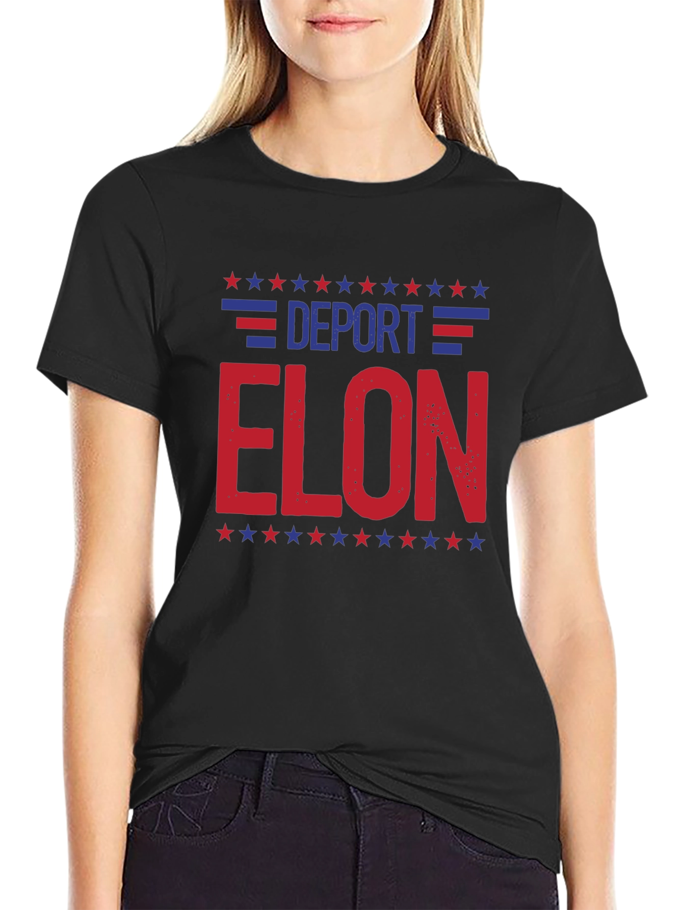 Deport Elon T-Shirt - Patriotic Political Statement Tee