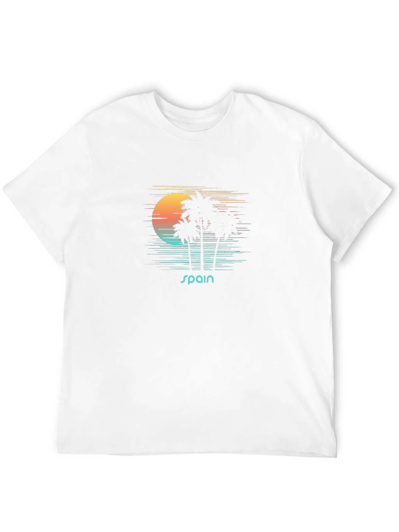 Spain Palm Sunset T-Shirt