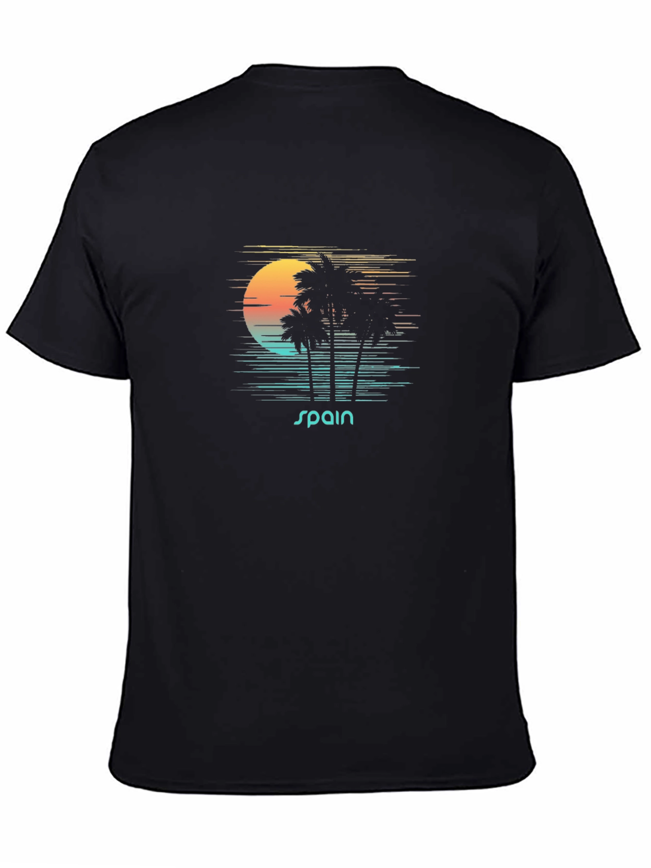 Spain Palm Sunset T-Shirt
