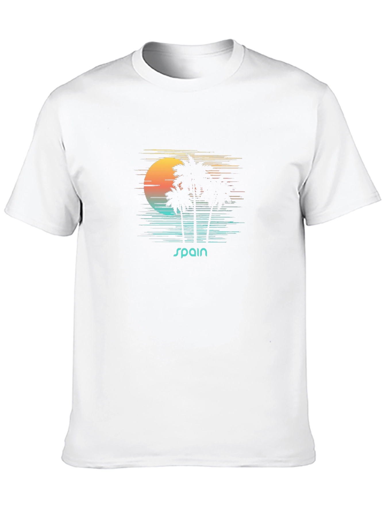 Spain Palm Sunset T-Shirt
