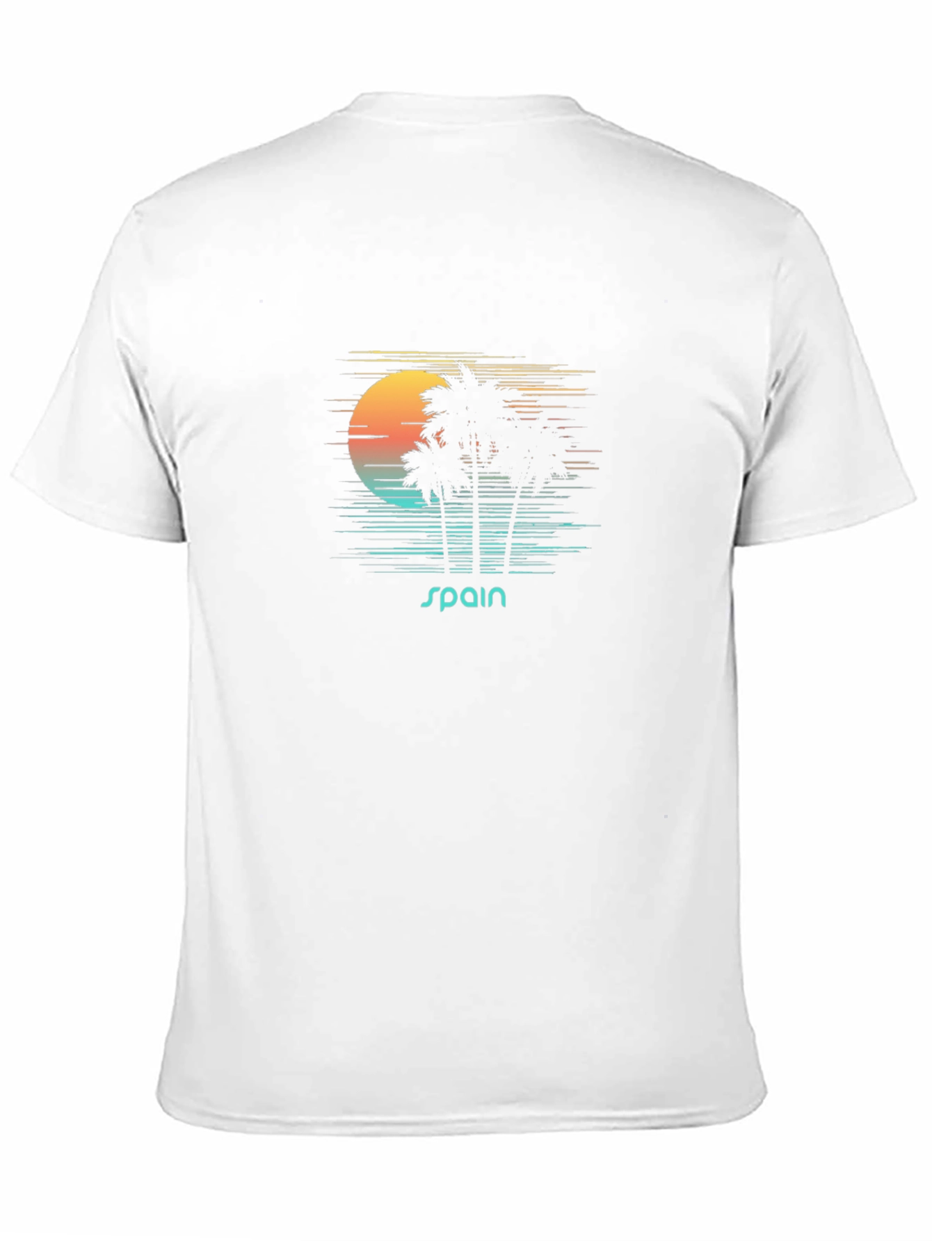 Spain Palm Sunset T-Shirt