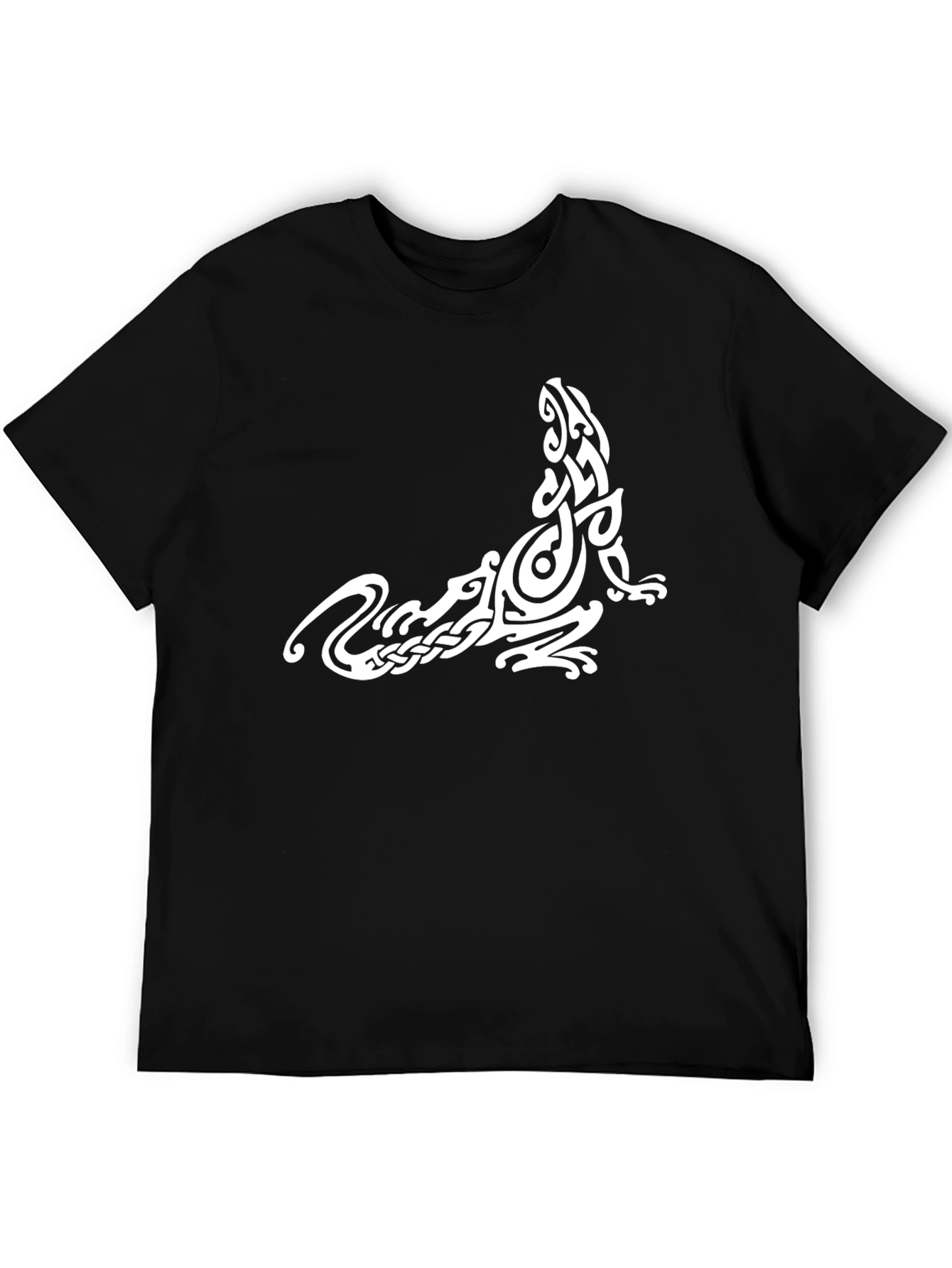 Tribal Lizard Graphic T-Shirt