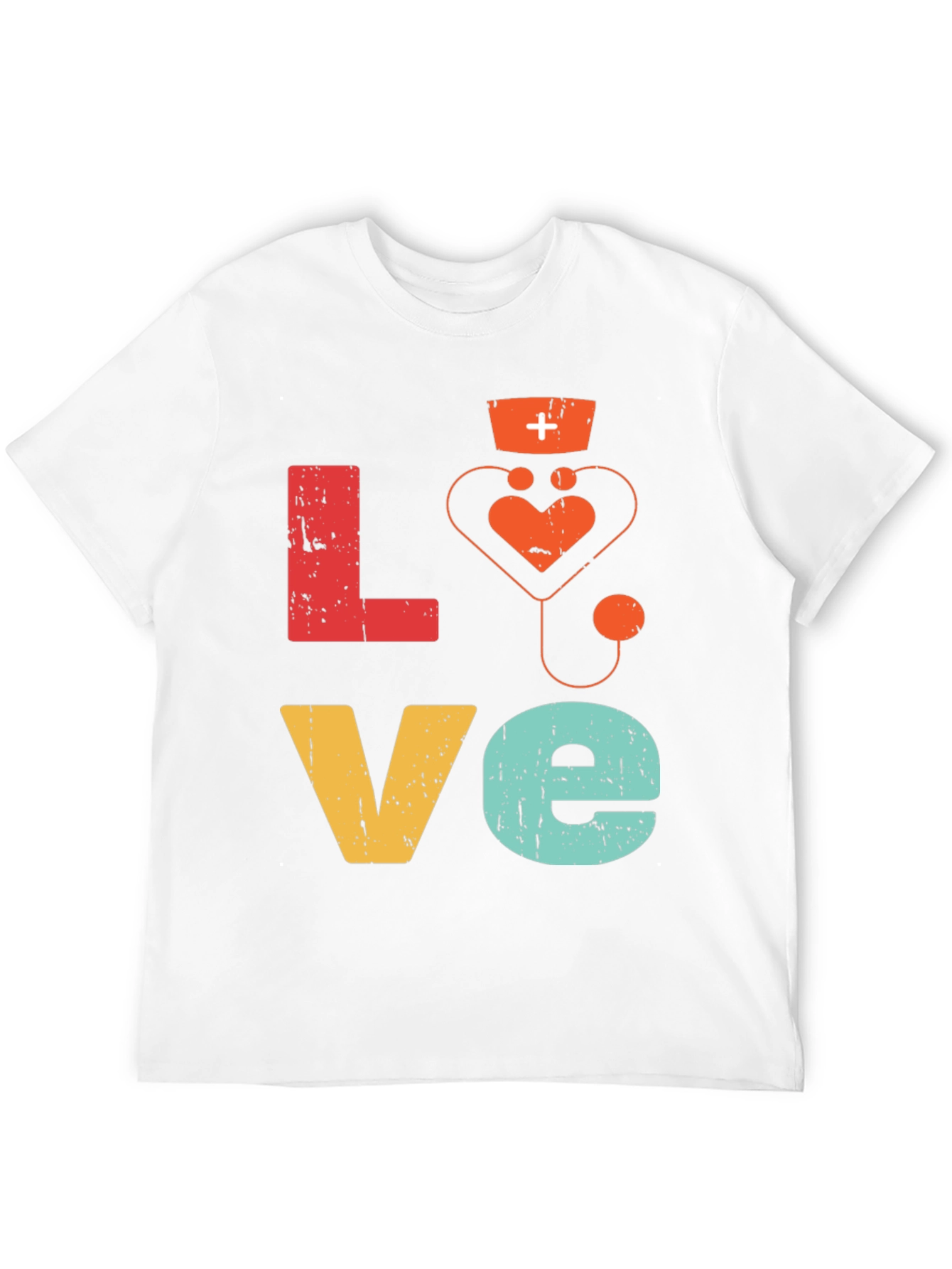 Nurse Love Graphic Tee - Healthcare Appreciation T-Shirt