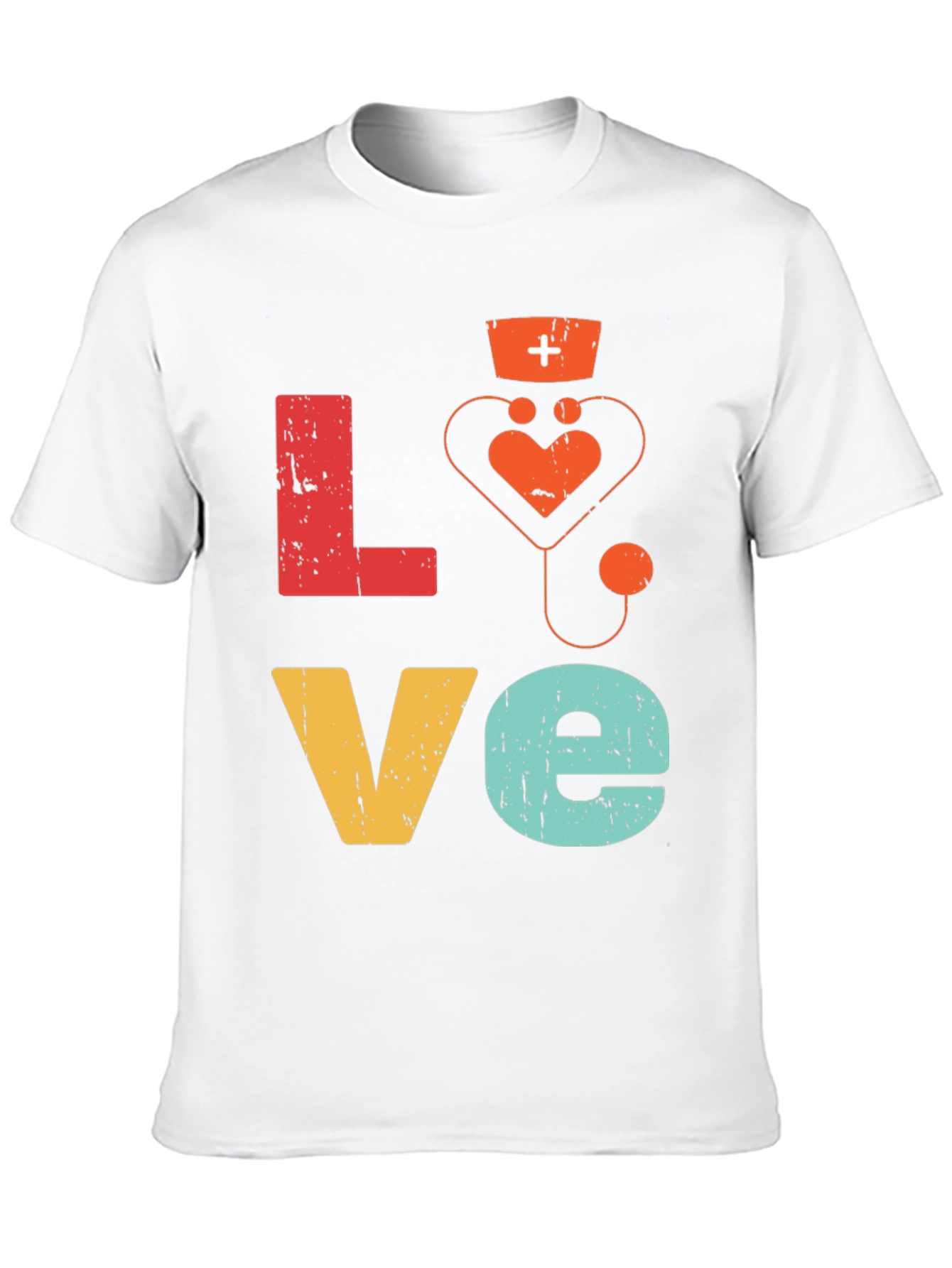 Nurse Love Graphic Tee - Healthcare Appreciation T-Shirt