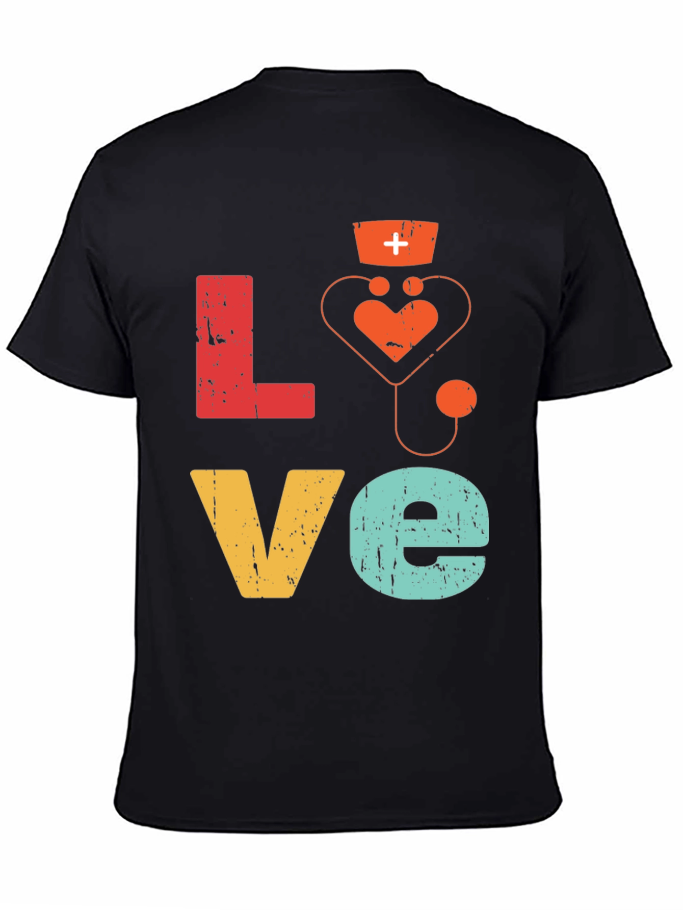 Nurse Love Graphic Tee - Healthcare Appreciation T-Shirt