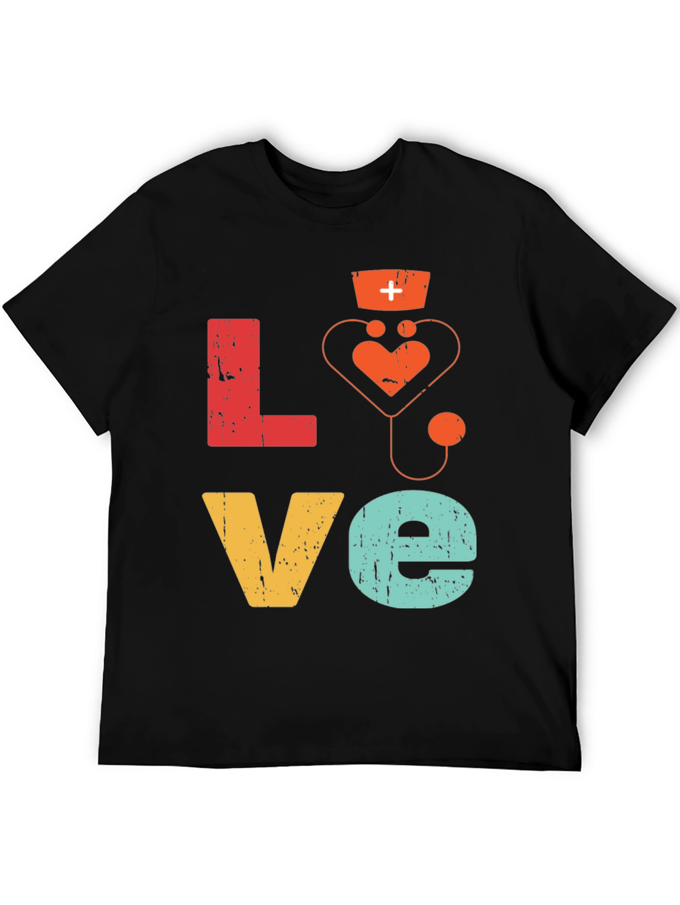 Nurse Love Graphic Tee - Healthcare Appreciation T-Shirt