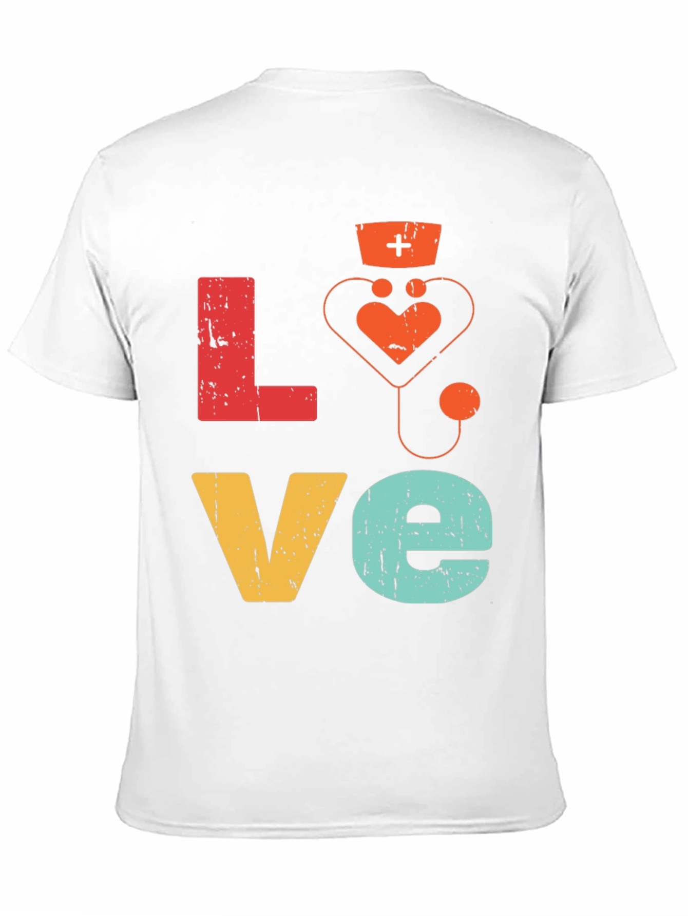 Nurse Love Graphic Tee - Healthcare Appreciation T-Shirt