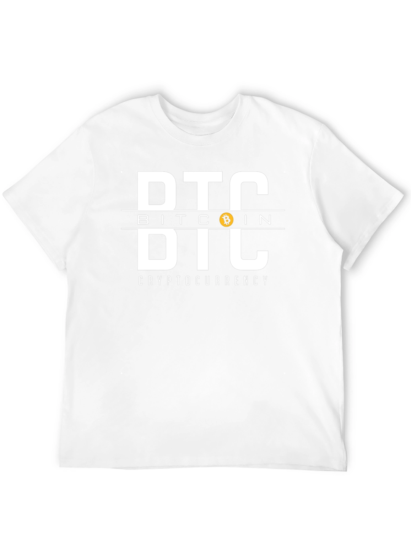 Bitcoin Cryptocurrency T-Shirt BTC Black