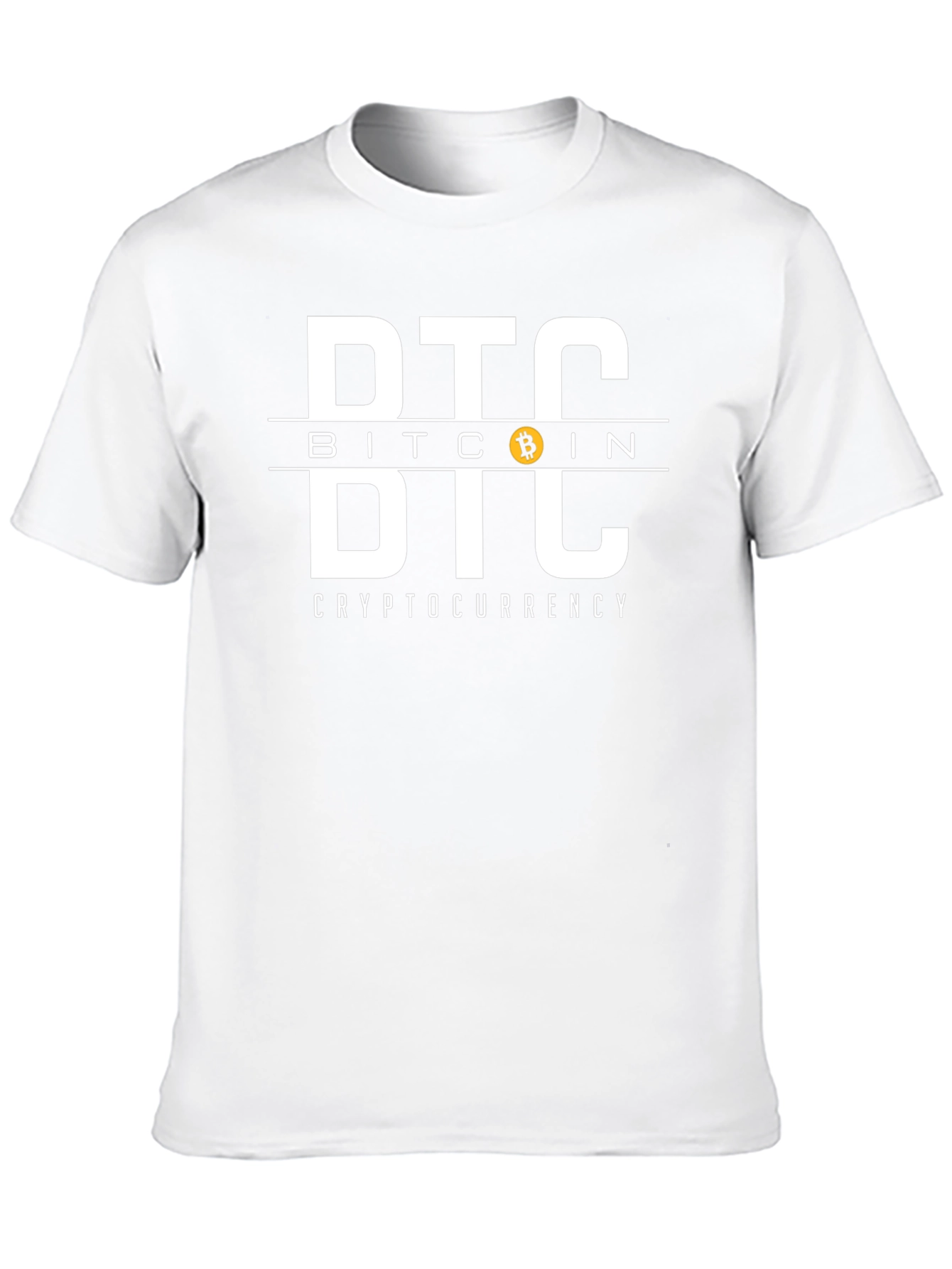 Bitcoin Cryptocurrency T-Shirt BTC Black