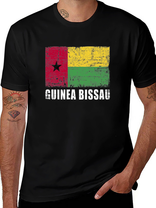 Guinea Bissau Flag Graphic T-Shirt