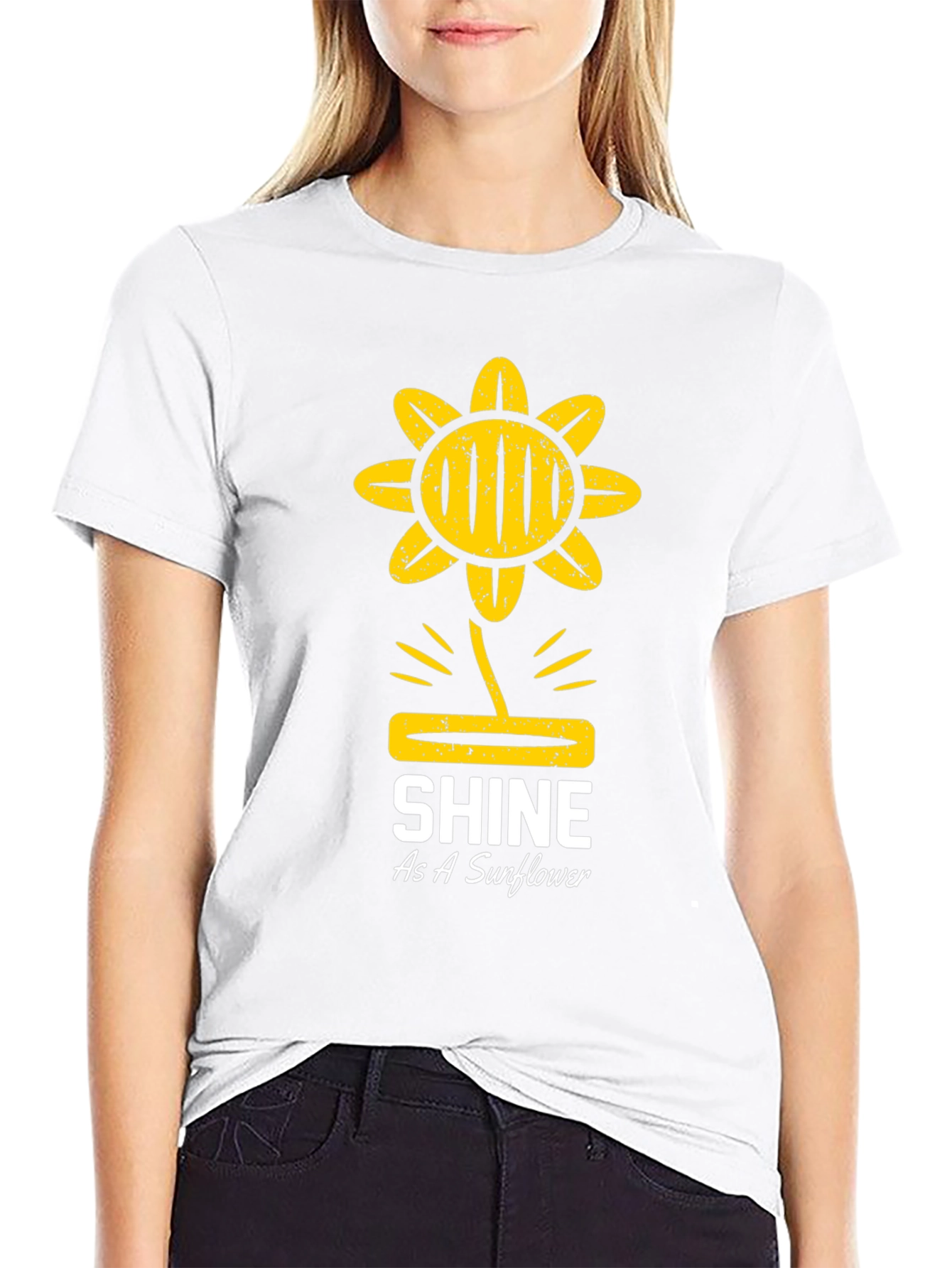 Shine As A Sunflower Graphic Tee