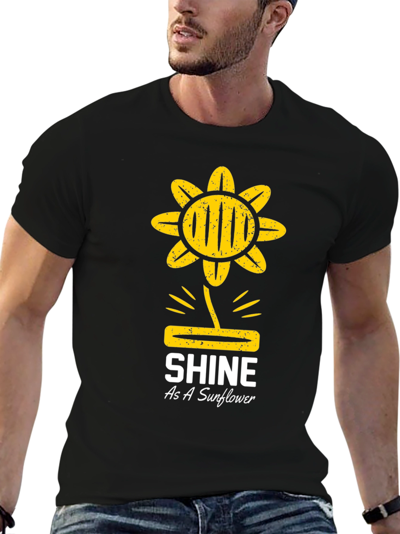 Shine As A Sunflower Graphic Tee