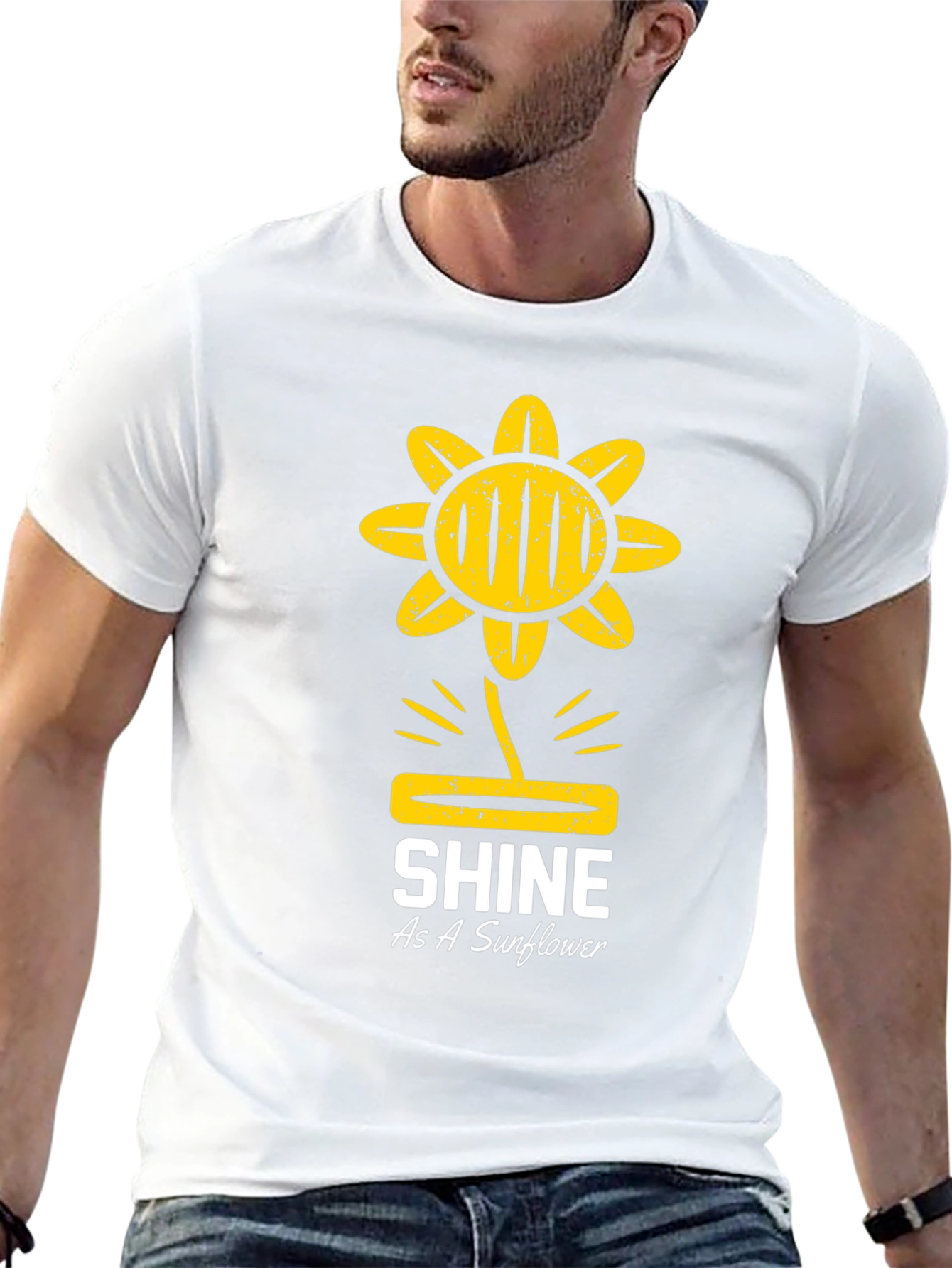 Shine As A Sunflower Graphic Tee