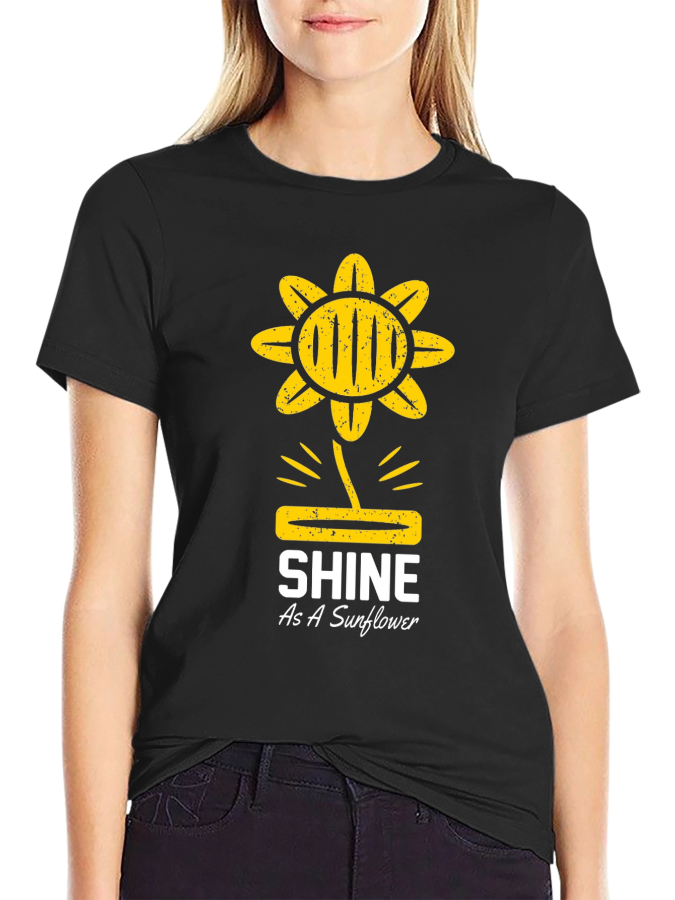 Shine As A Sunflower Graphic Tee