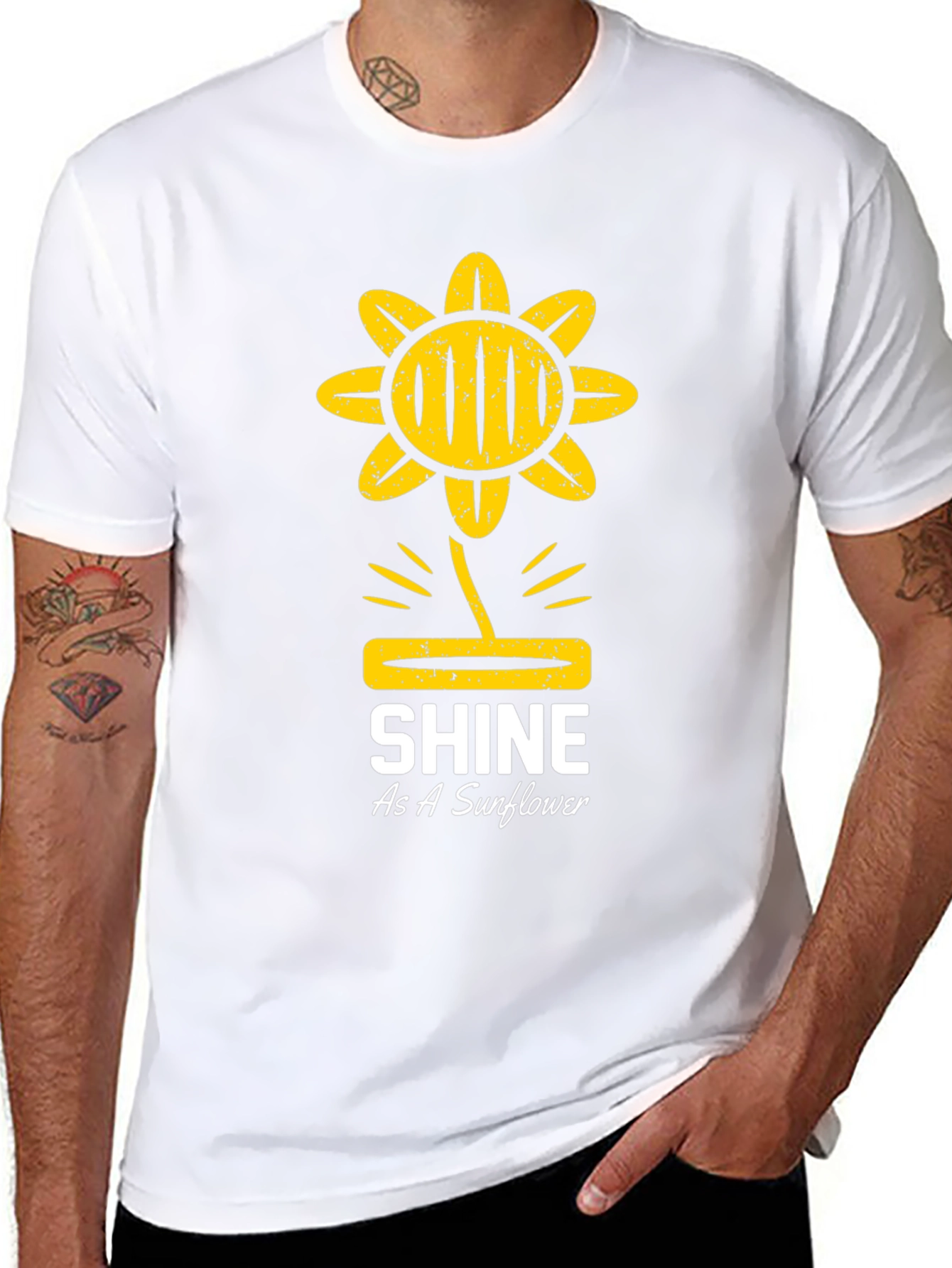 Shine As A Sunflower Graphic Tee