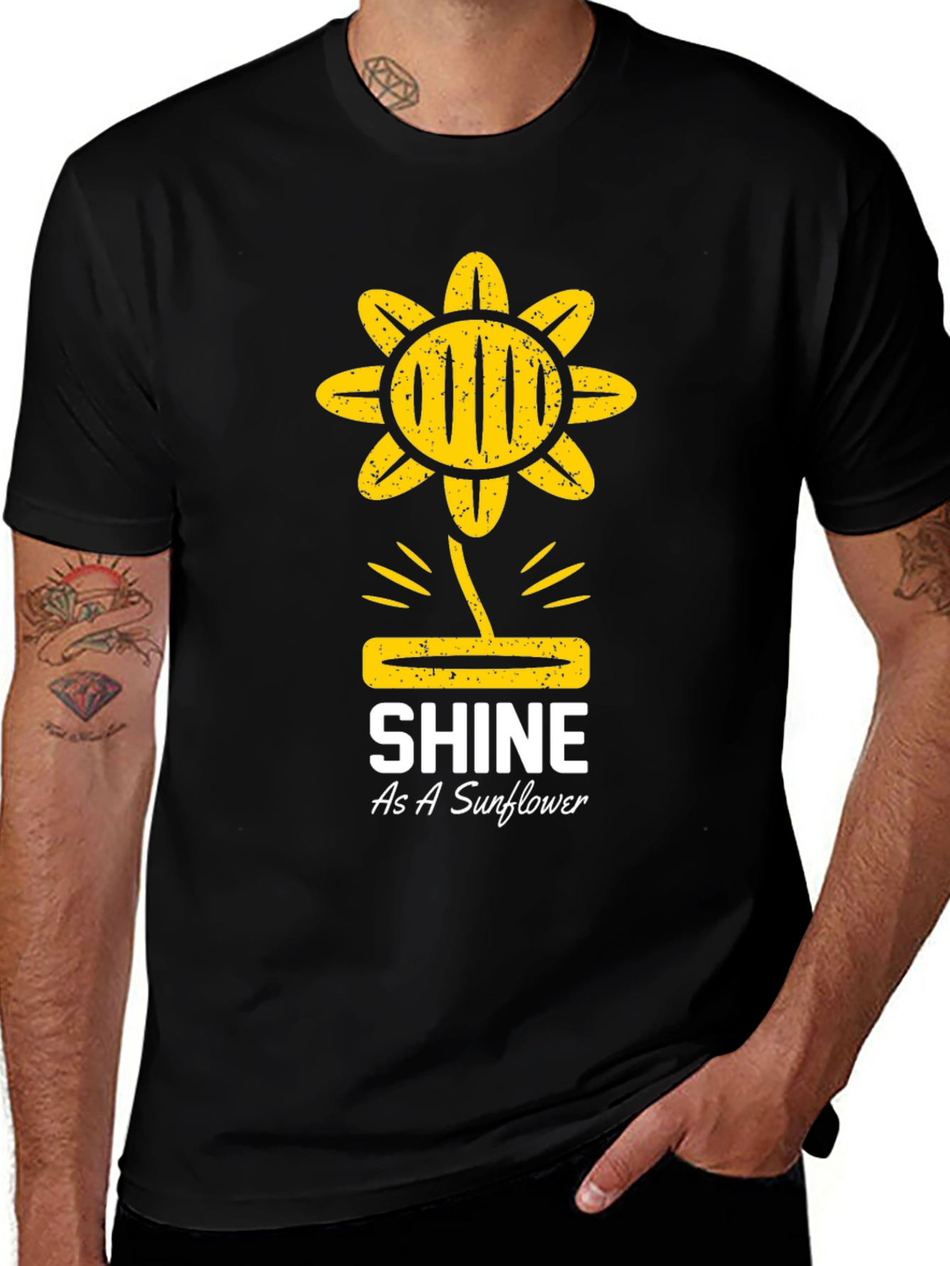 Shine As A Sunflower Graphic Tee