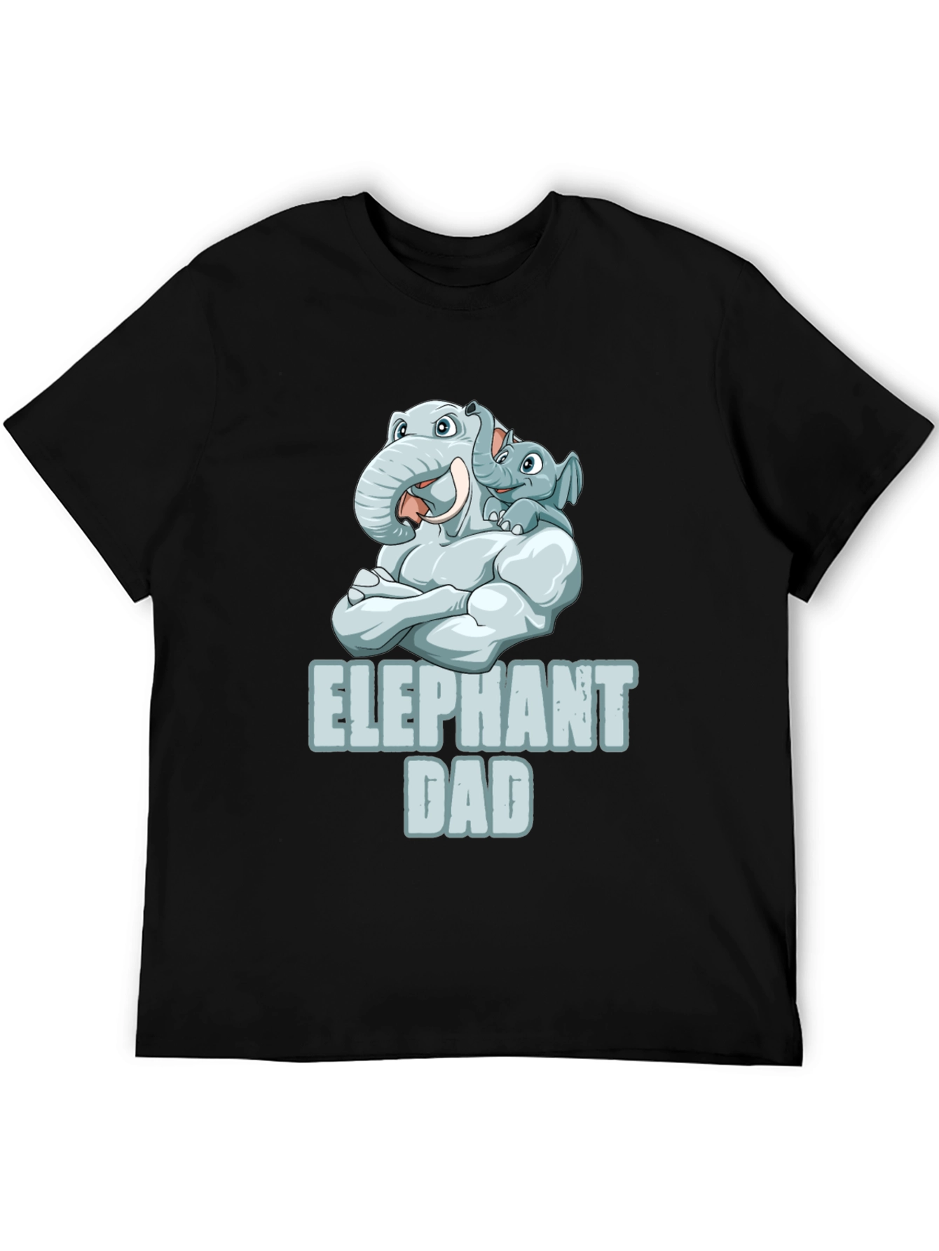 Elephant Dad Graphic T-Shirt