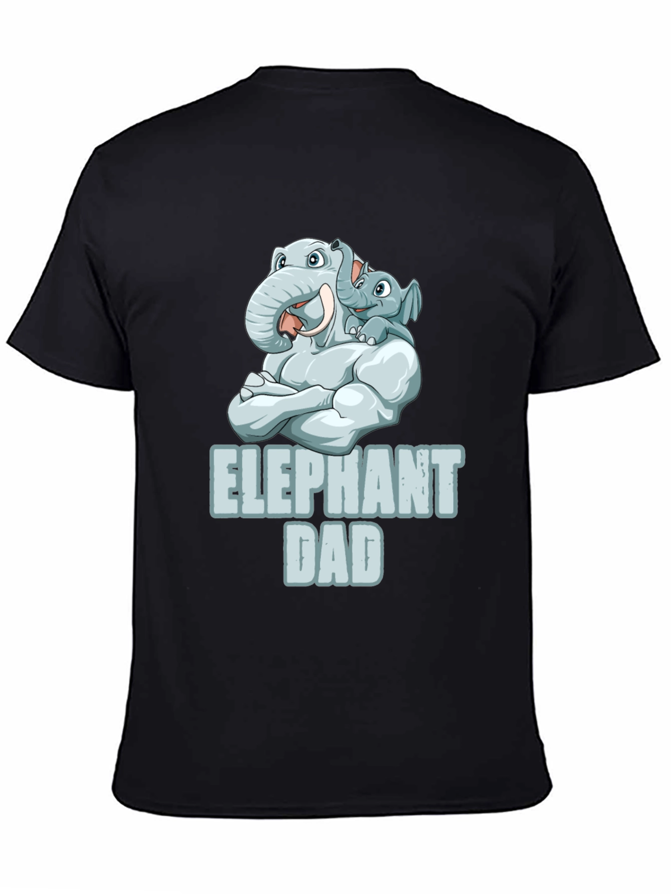 Elephant Dad Graphic T-Shirt